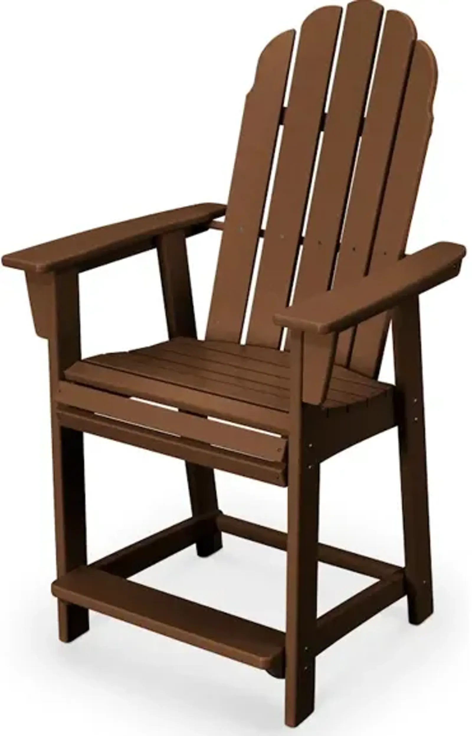 Vineyard Adirondack Counter Chair In Teak