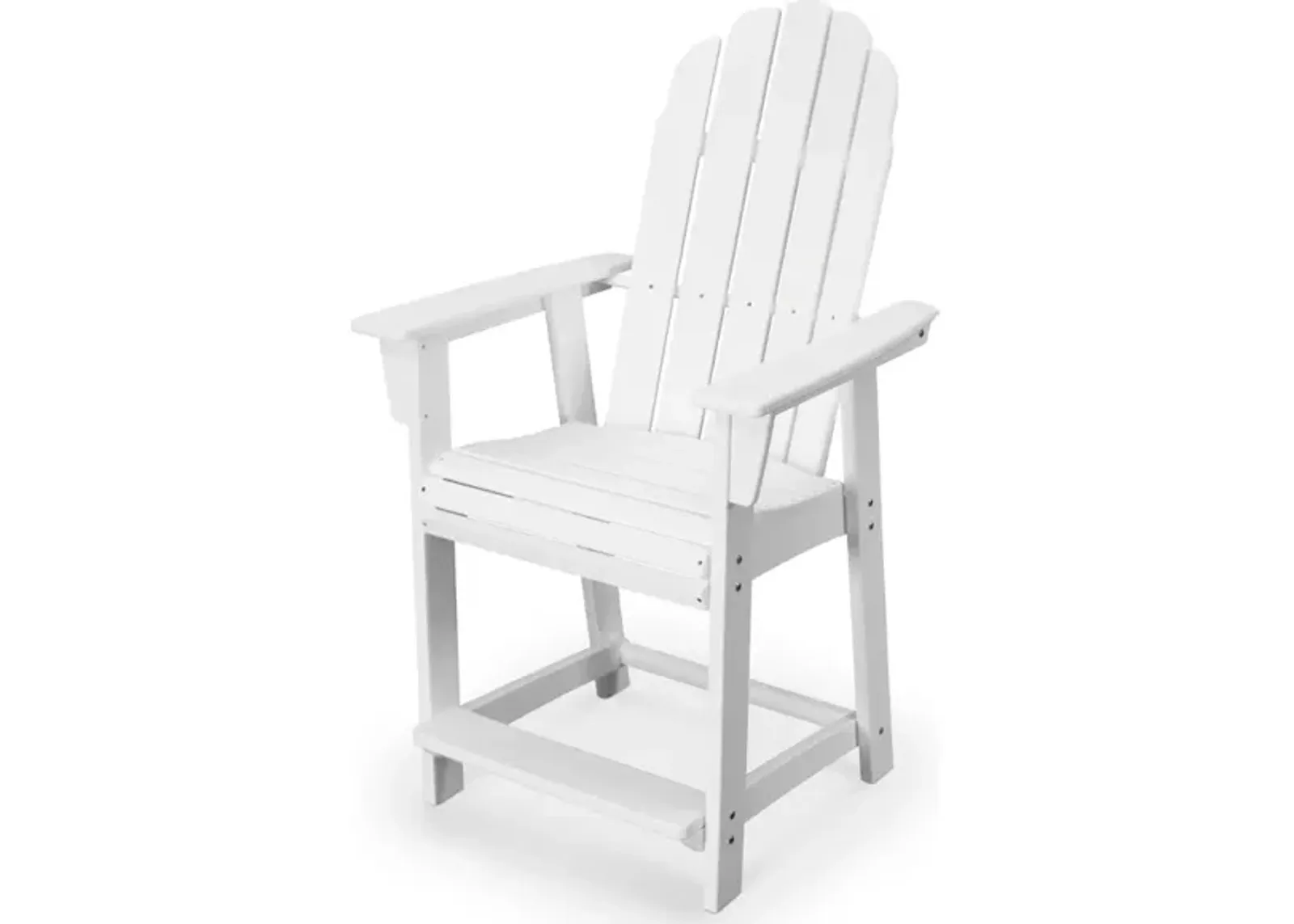 Vineyard Adirondack Counter Chair In White