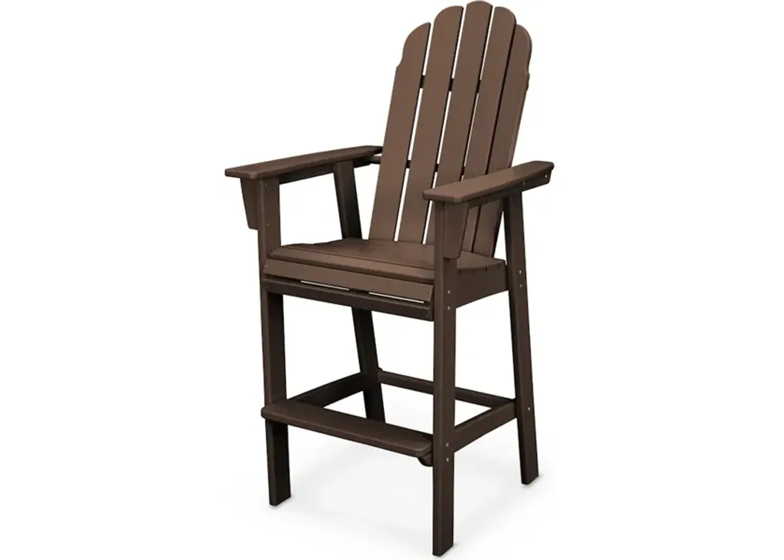 Vineyard Adirondack Bar Chair In Mahogany