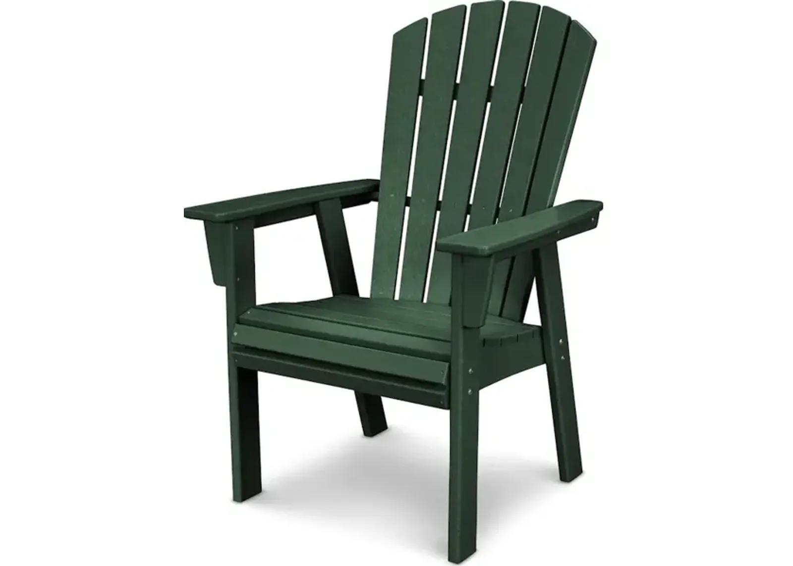 Nautical Adirondack Dining Chair In Green