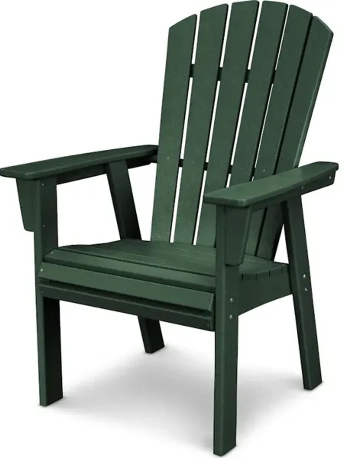 Nautical Adirondack Dining Chair In Green