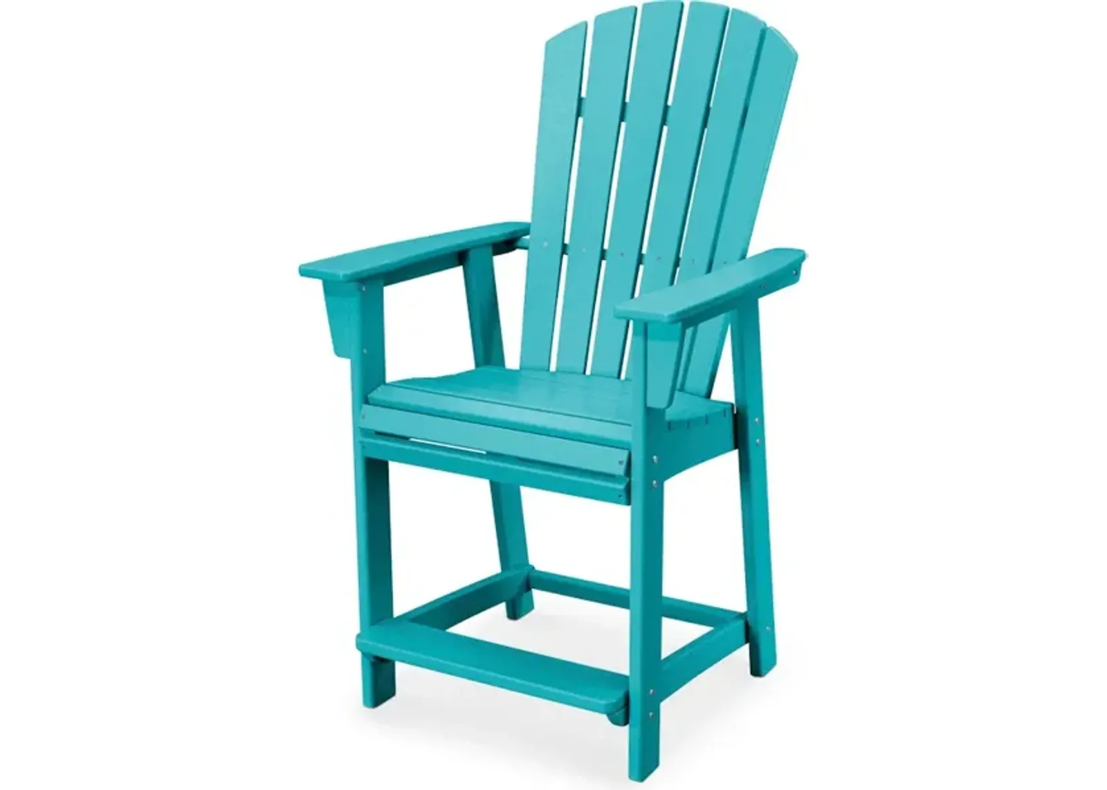 Nautical Adirondack Counter Chair In Aruba