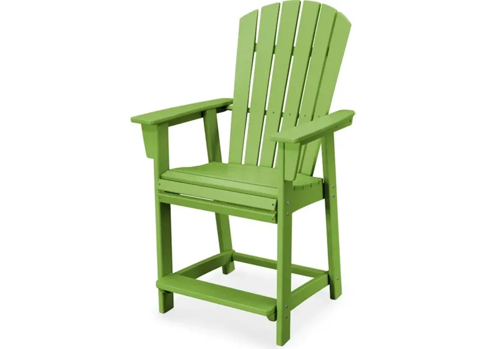 Nautical Adirondack Counter Chair In Lime