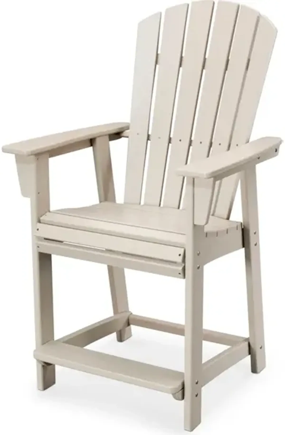 Nautical Adirondack Counter Chair In Sand