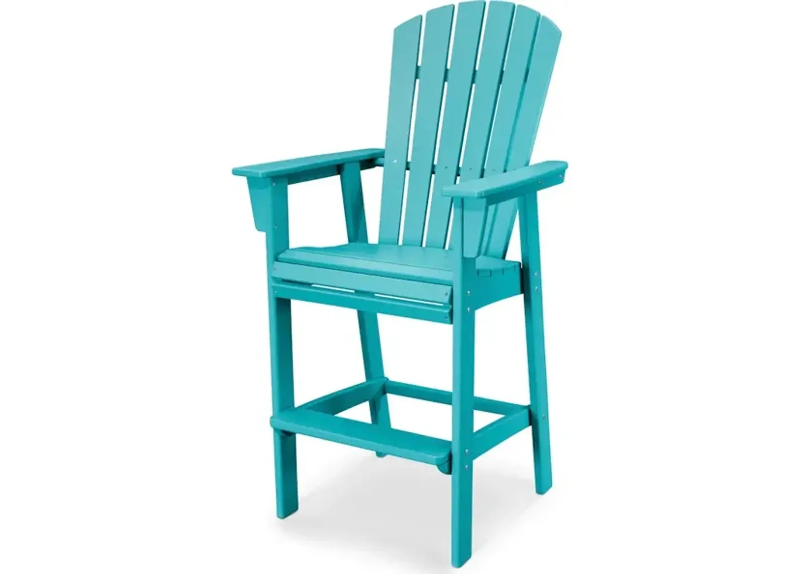 Nautical Adirondack Bar Chair In Aruba