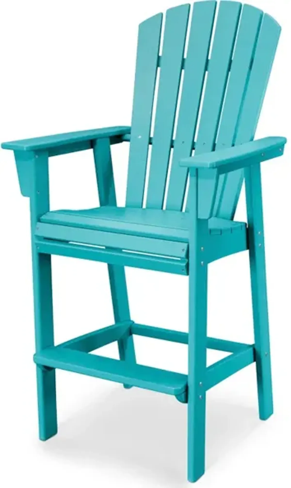 Nautical Adirondack Bar Chair In Aruba