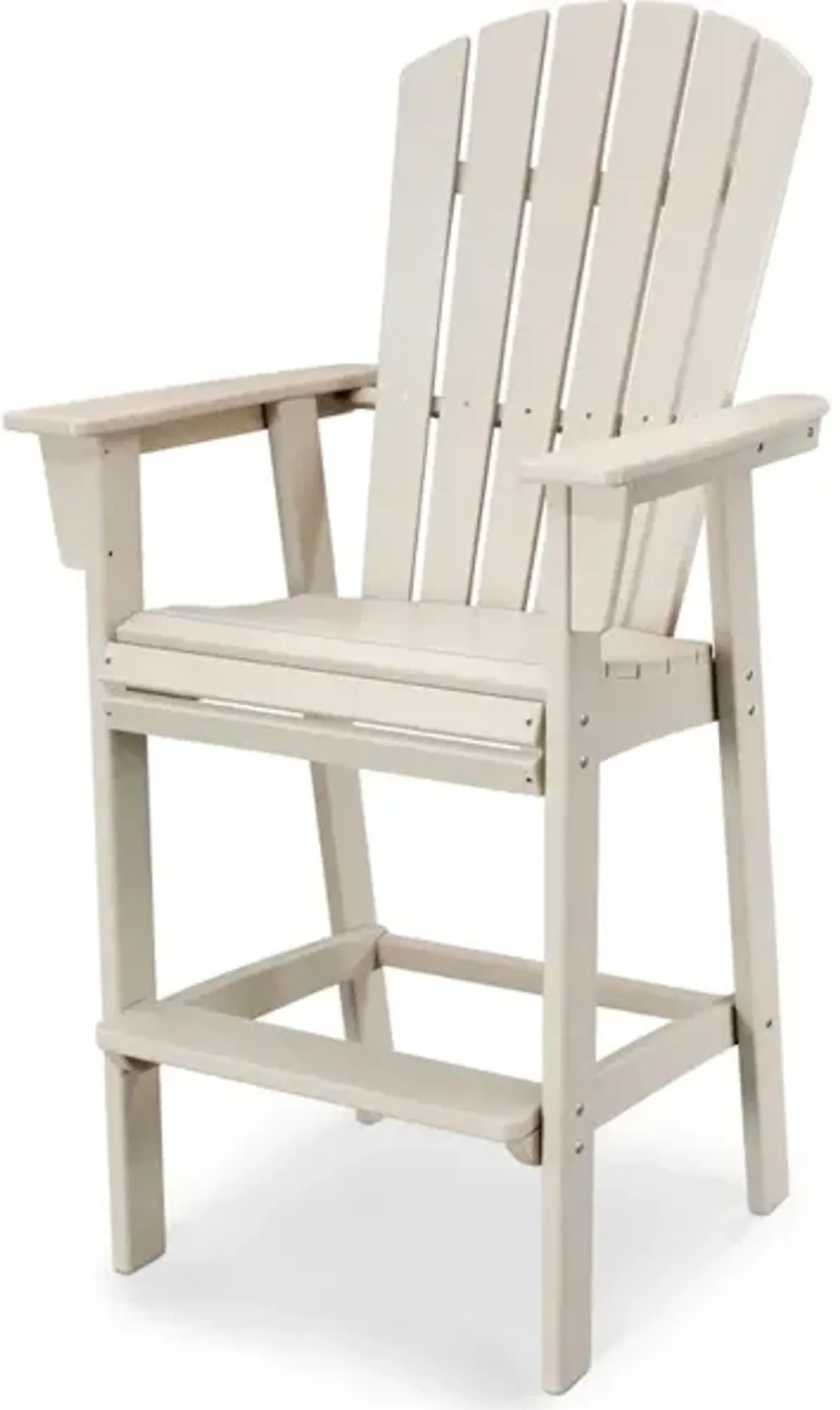 Nautical Adirondack Bar Chair In Sand