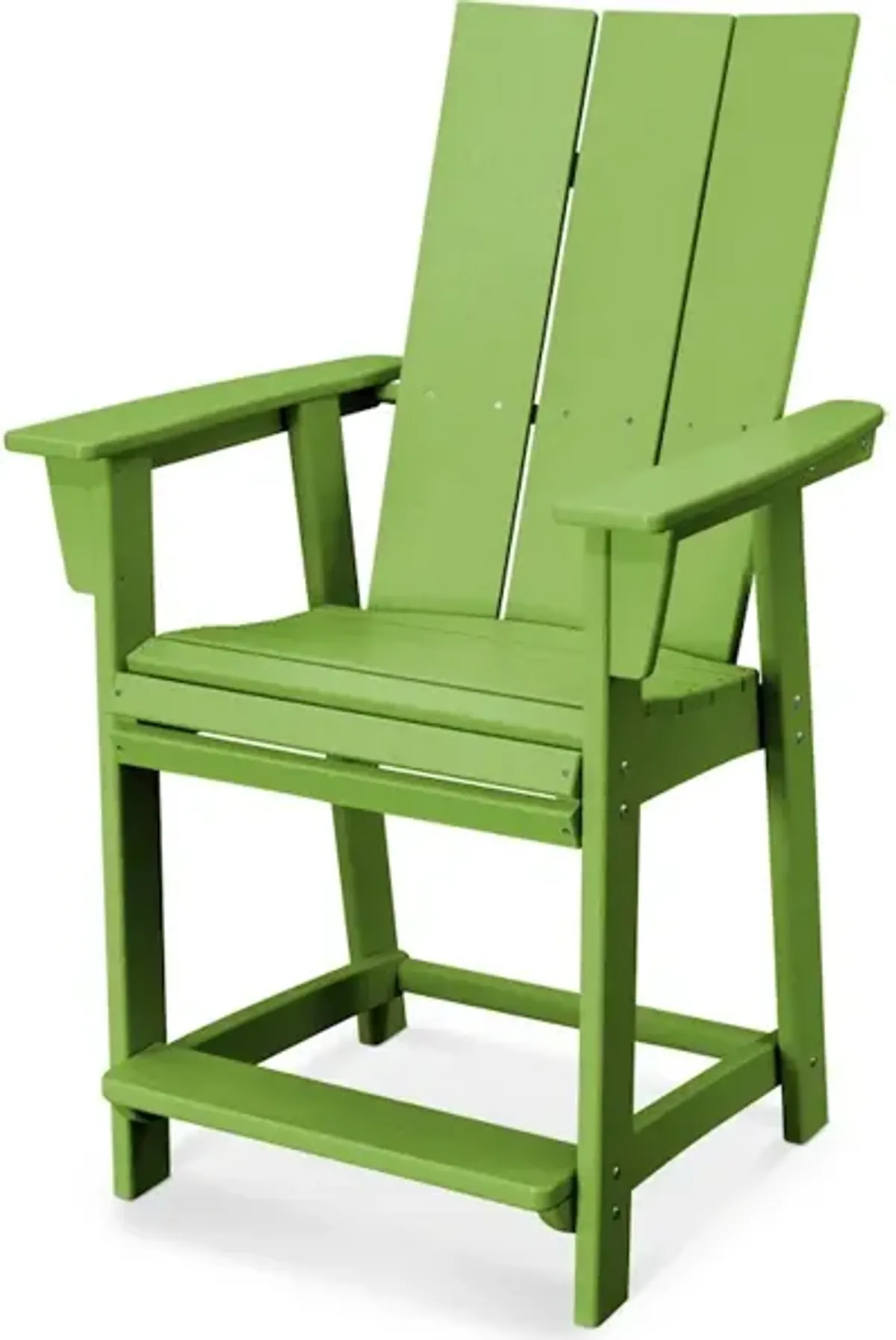 Modern Adirondack Counter Chair In Lime