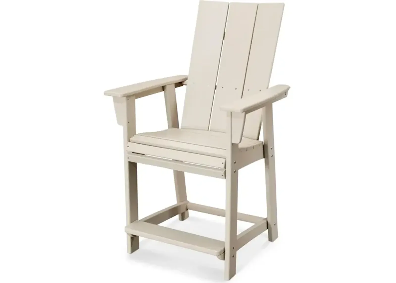 Modern Adirondack Counter Chair In Sand