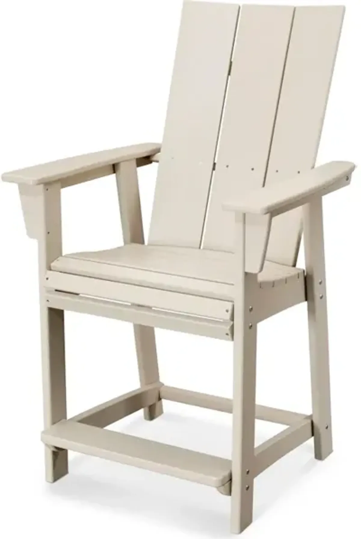 Modern Adirondack Counter Chair In Sand