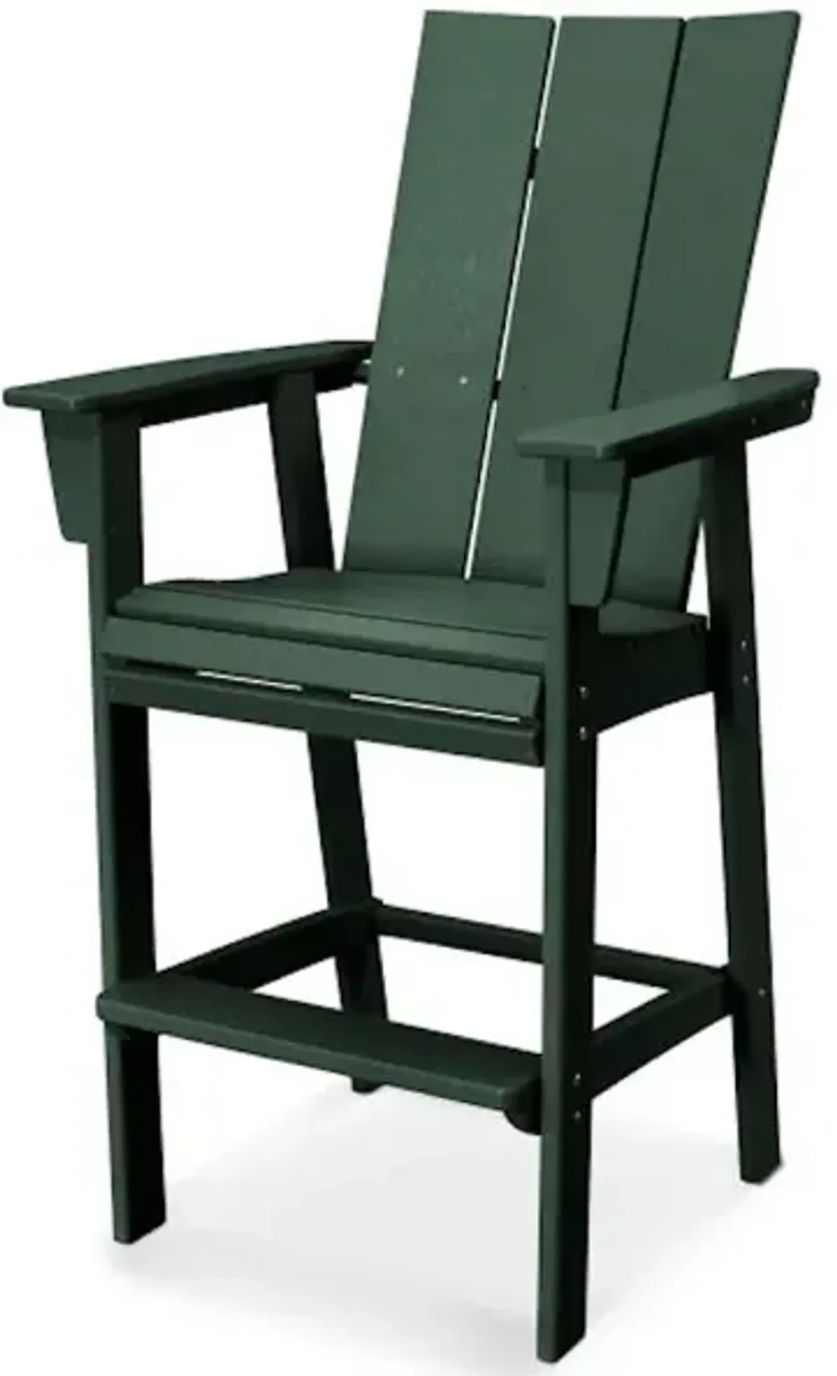 Modern Adirondack Bar Chair In Green