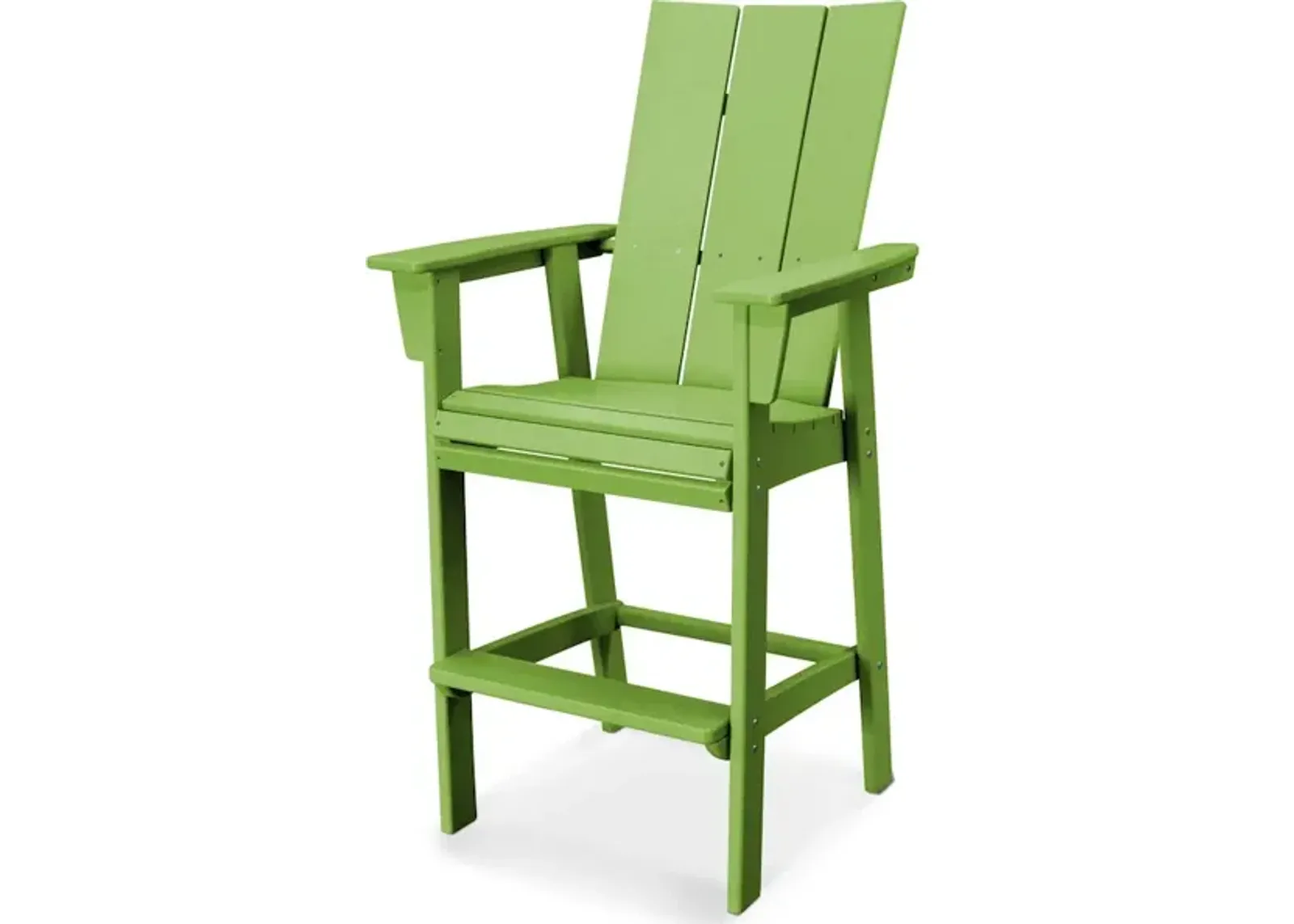 Modern Adirondack Bar Chair In Lime