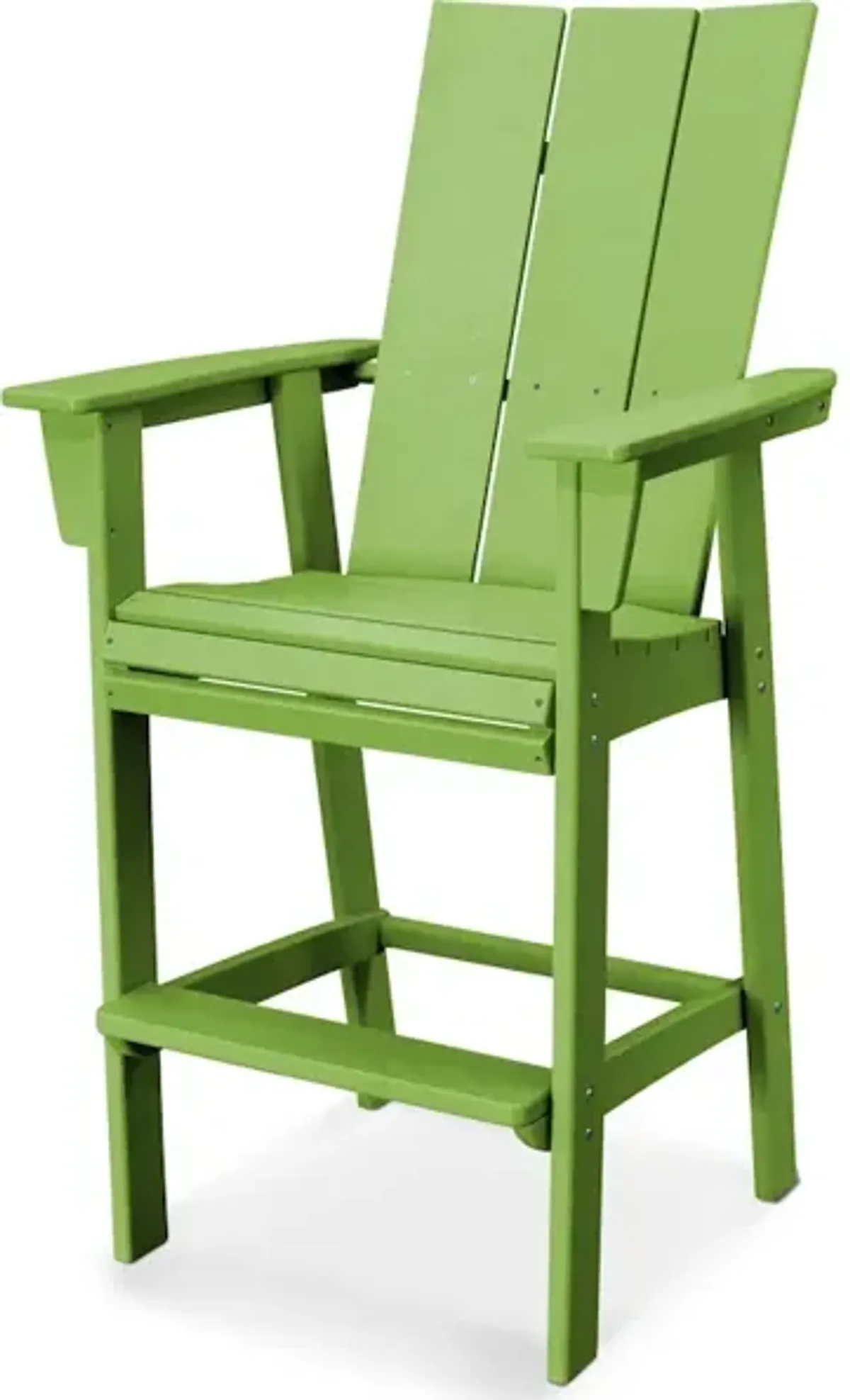 Modern Adirondack Bar Chair In Lime