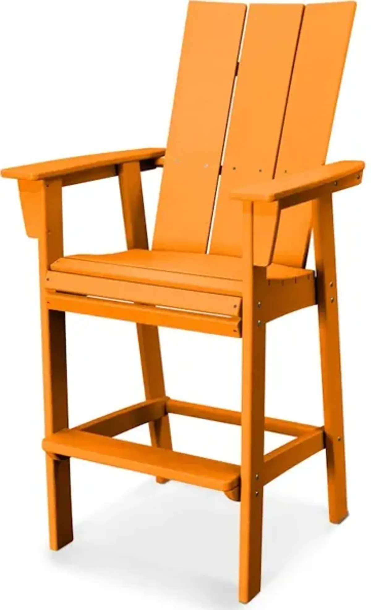 Modern Adirondack Bar Chair In Tangerine