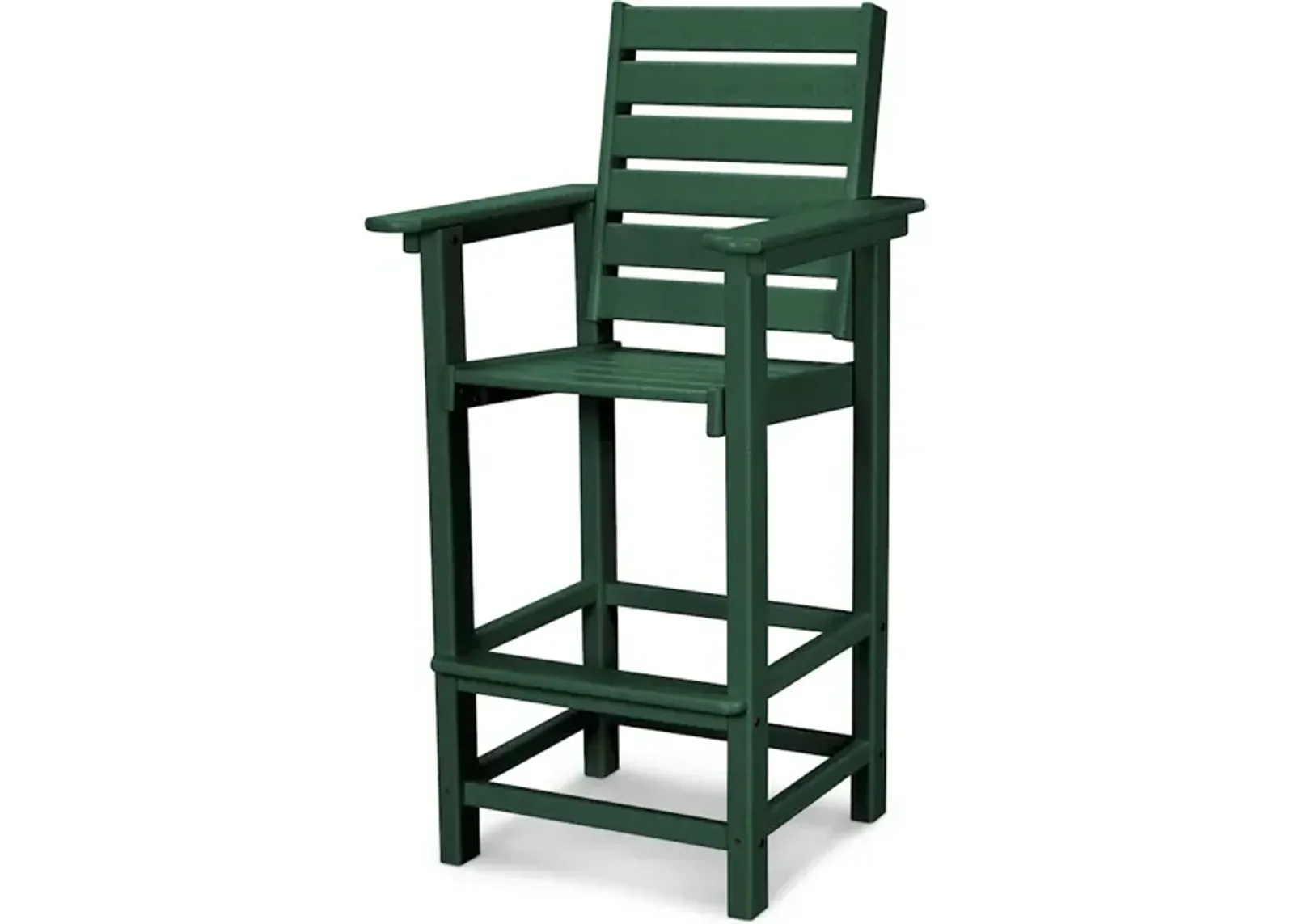 Captain Bar Chair In Green