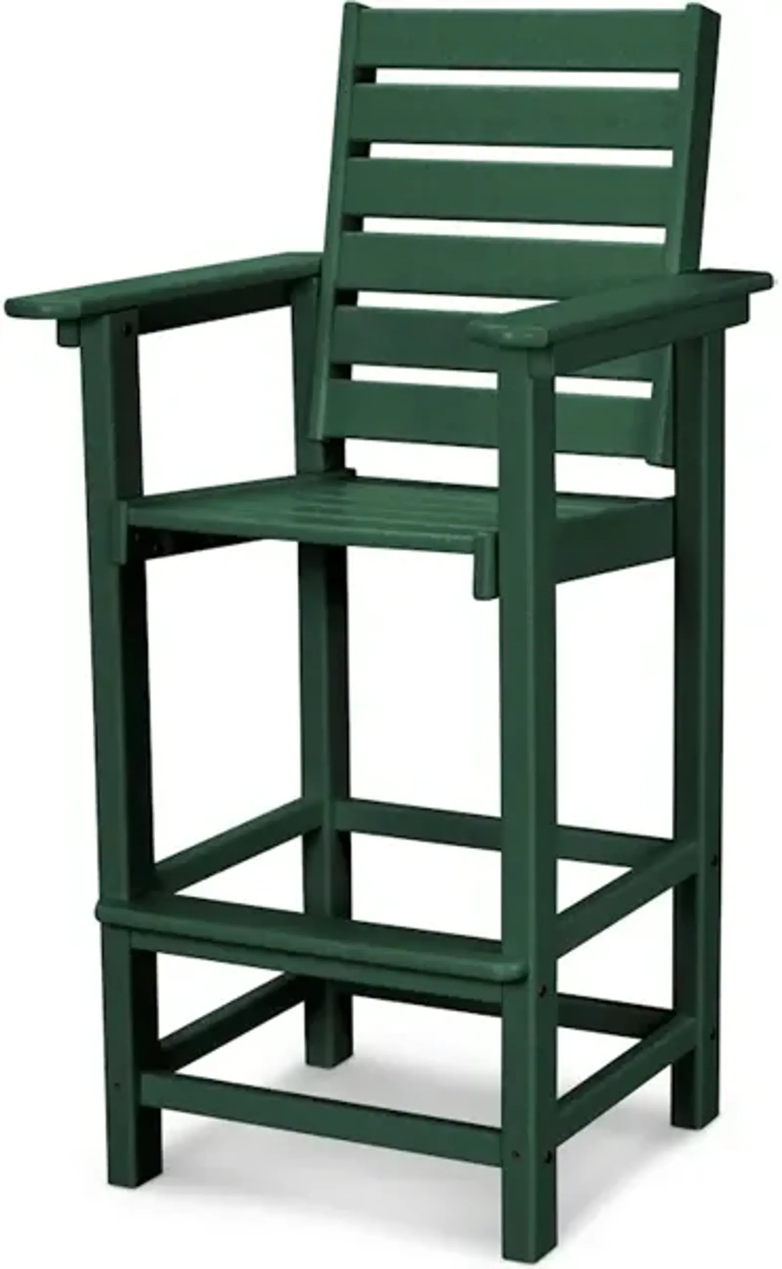 Captain Bar Chair In Green