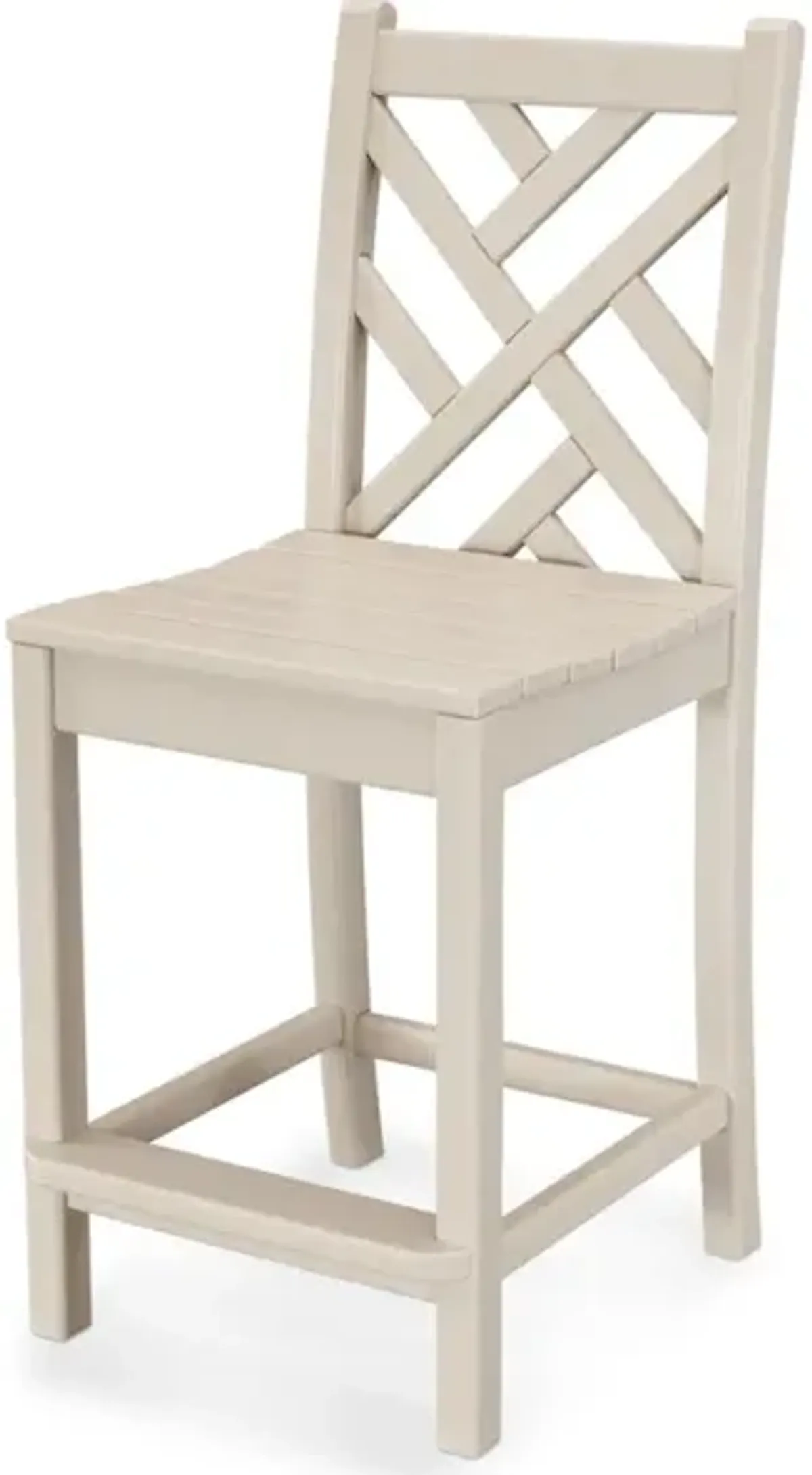 Chippendale Counter Side Chair In Sand