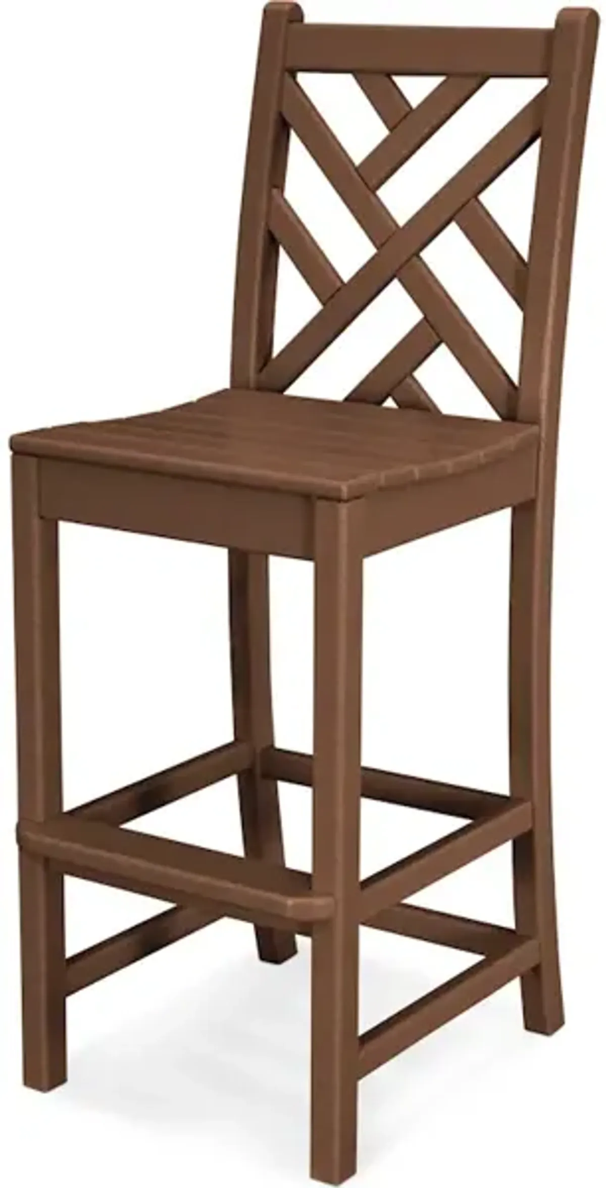 Chippendale Bar Side Chair In Teak