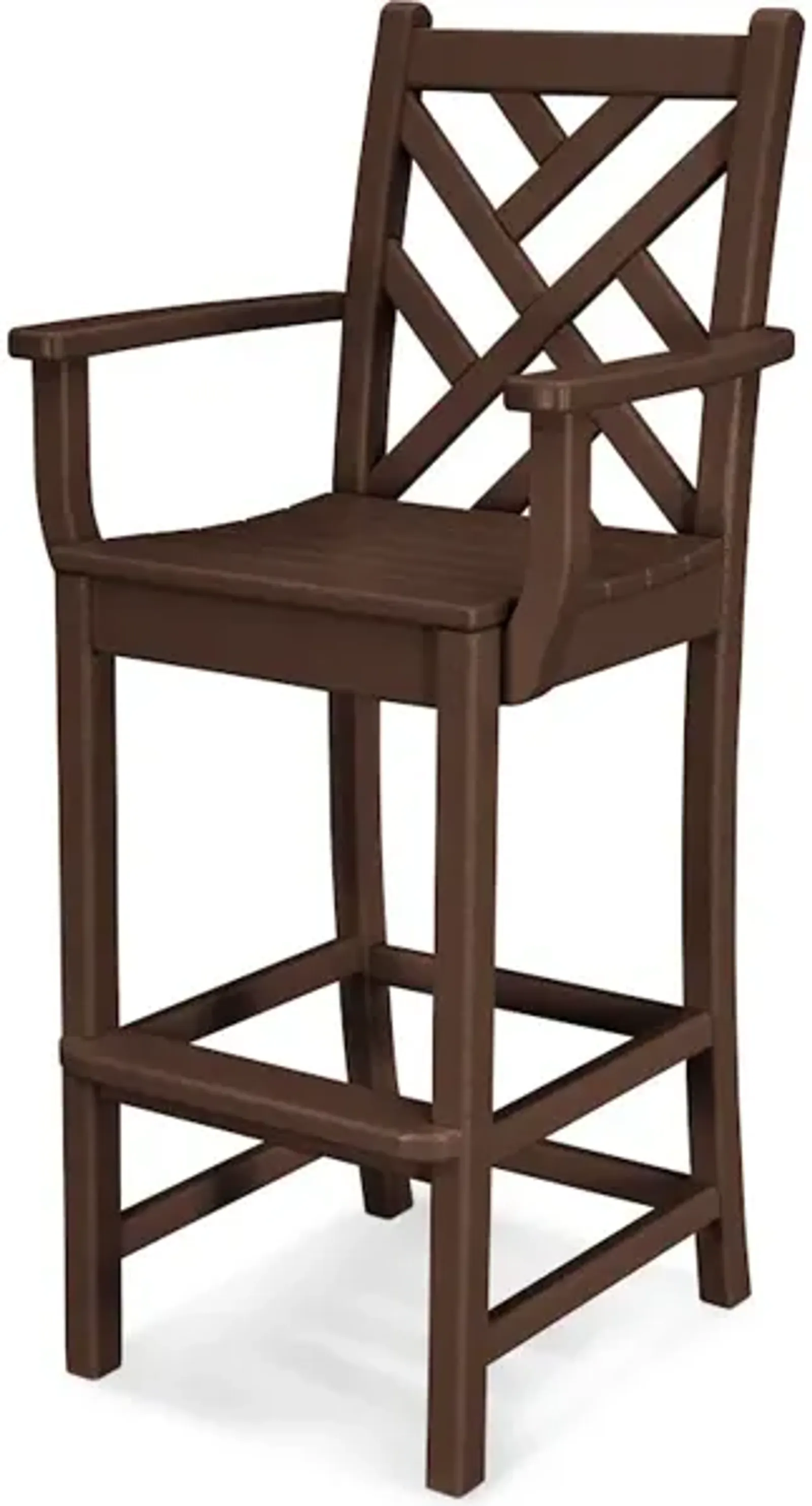 Chippendale Bar Arm Chair In Mahogany