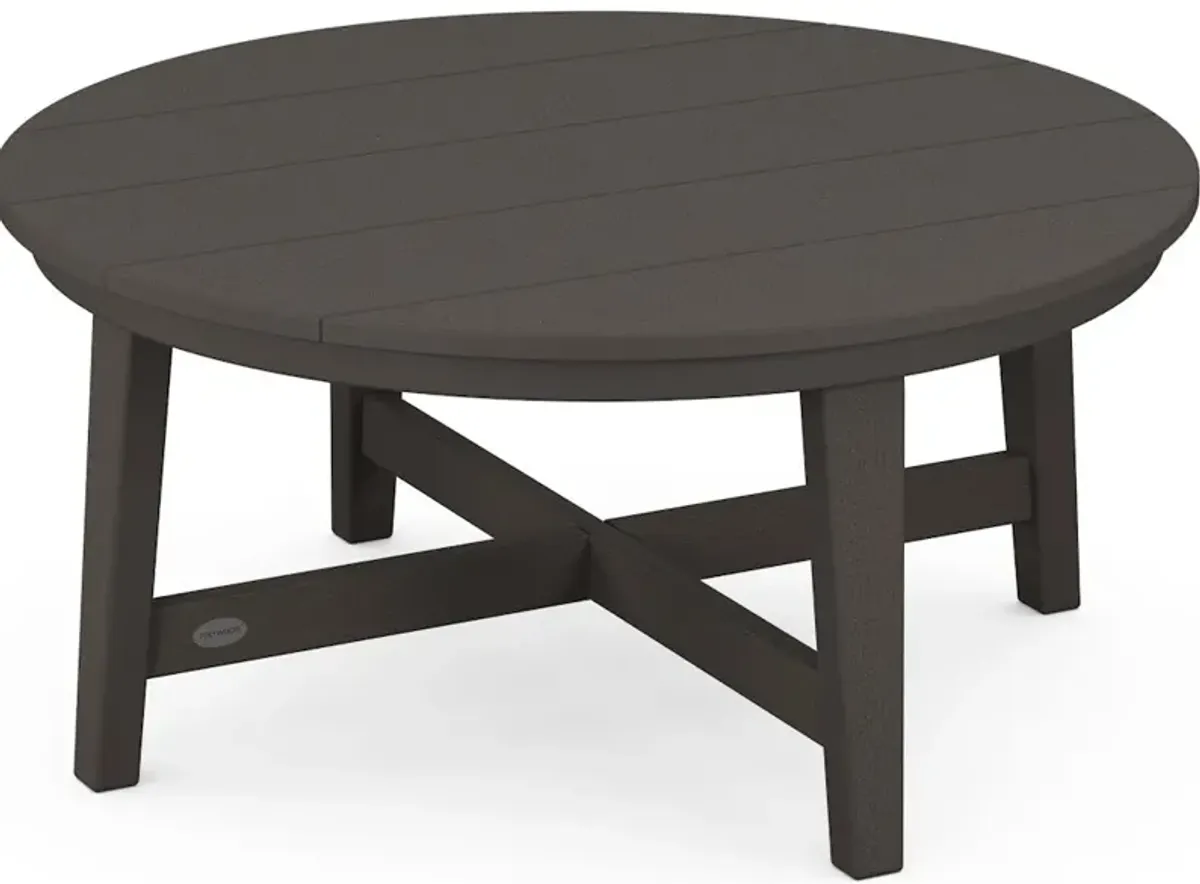Newport 36 Round Coffee Table In Vintage Finish
