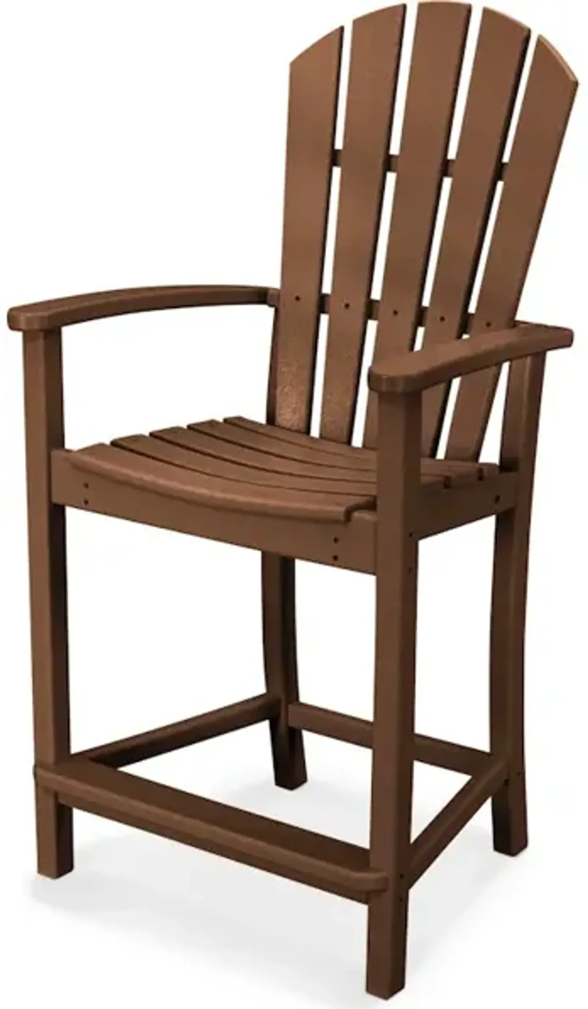 Palm Coast Counter Chair In Teak