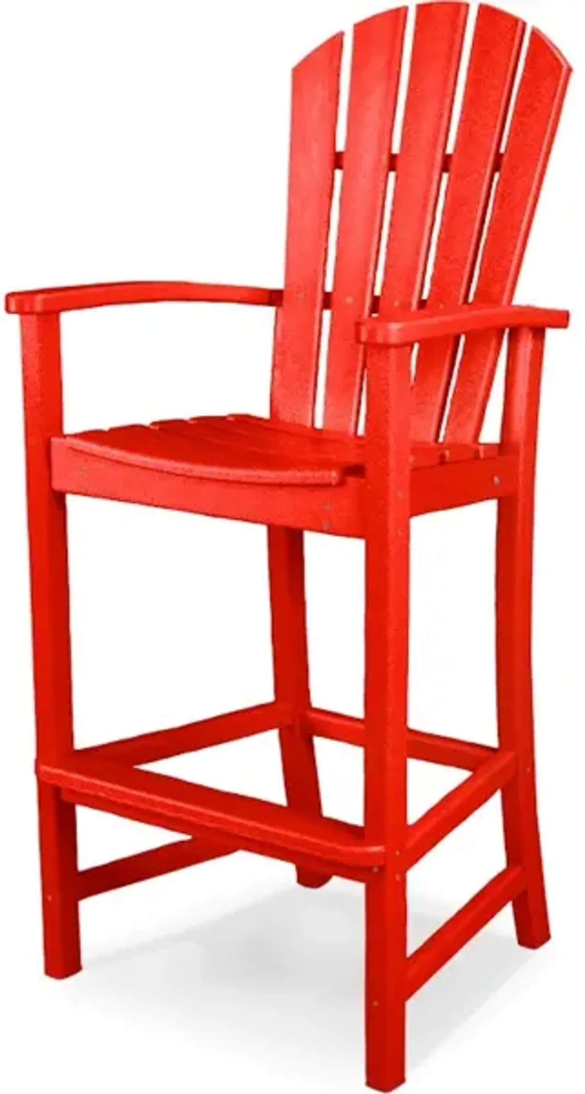 Palm Coast Bar Chair In Sunset Red