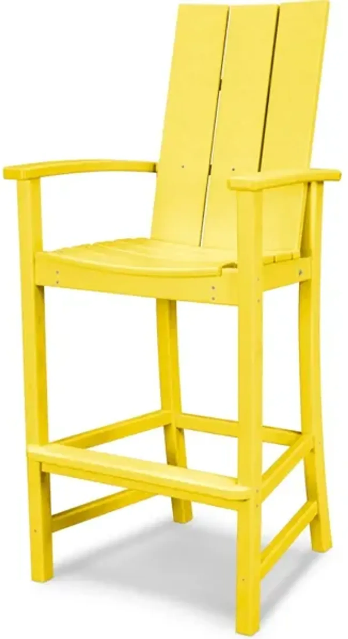 Modern Adirondack Bar Chair In Lemon