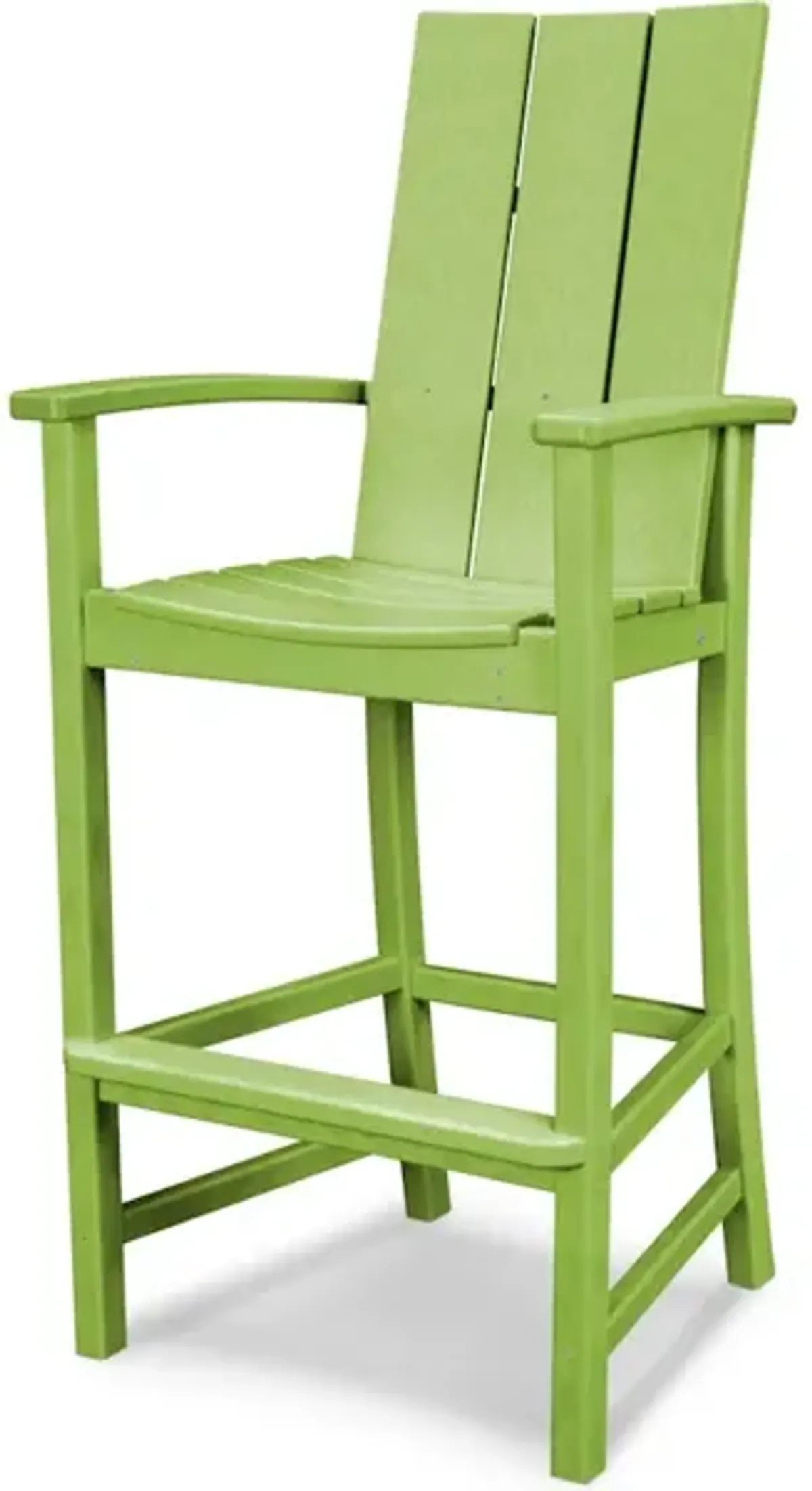 Modern Adirondack Bar Chair In Lime