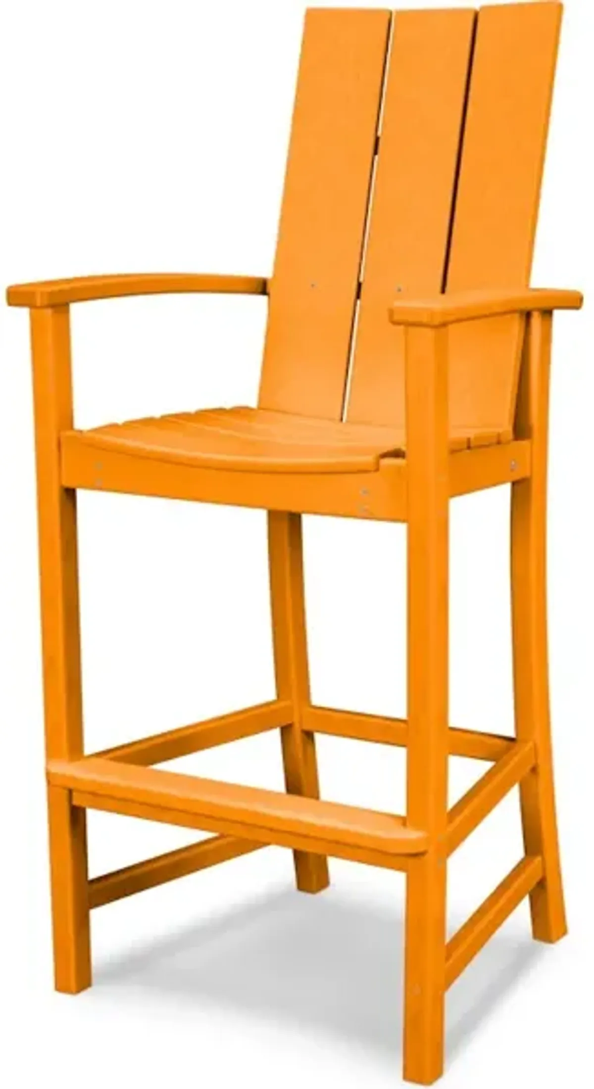 Modern Adirondack Bar Chair In Tangerine