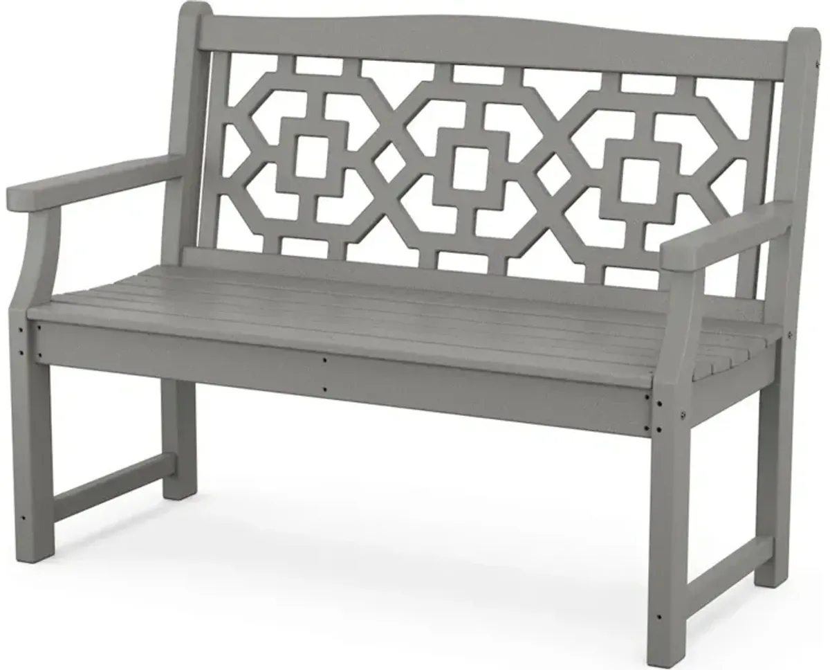 Chinoiserie 48u201d Garden Bench