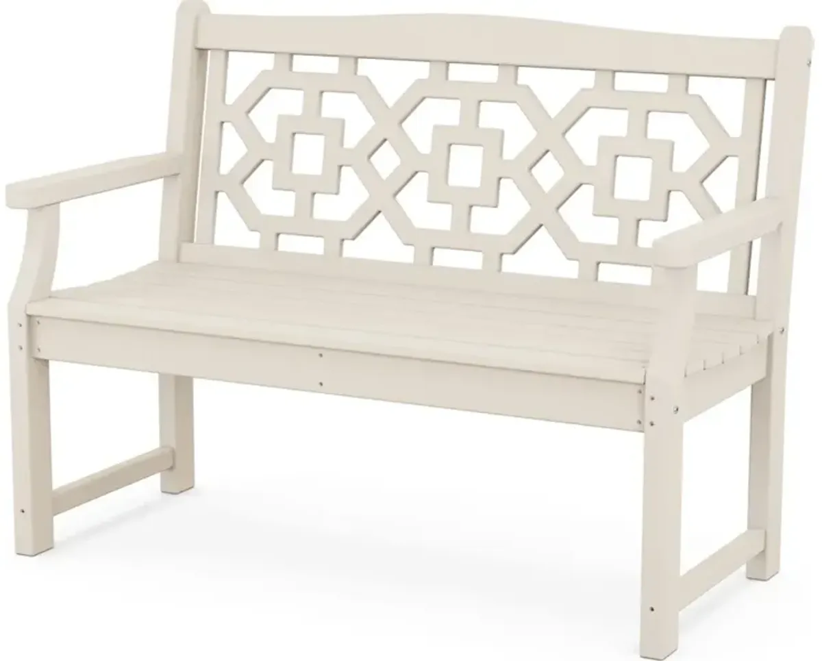 Chinoiserie 48u201d Garden Bench