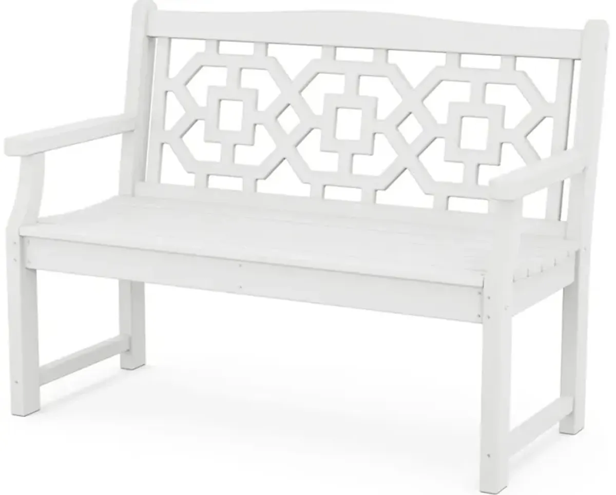 Chinoiserie 48u201d Garden Bench