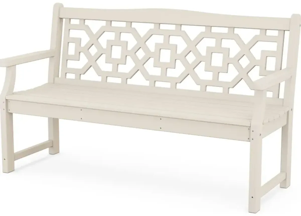 Chinoiserie 60u201d Garden Bench