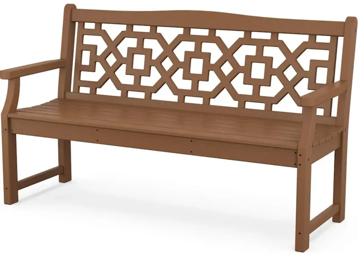 Chinoiserie 60u201d Garden Bench