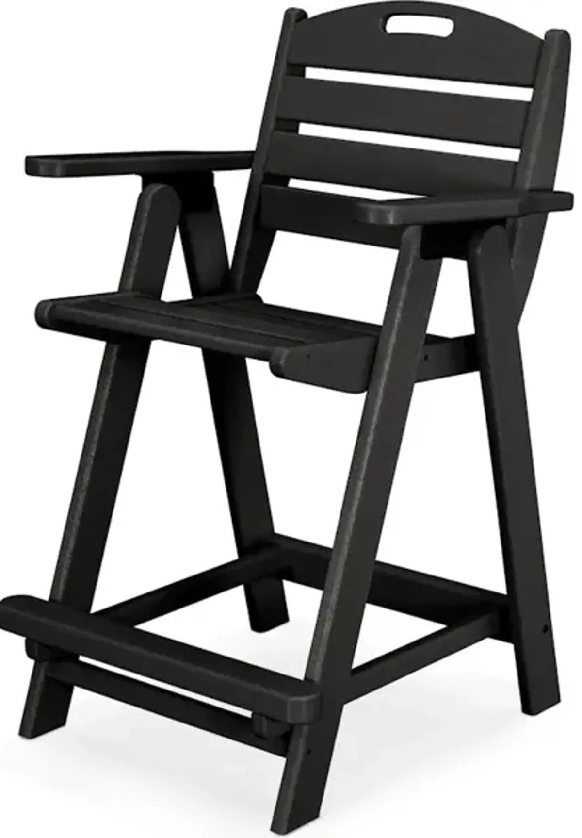 Nautical Counter Chair In Black