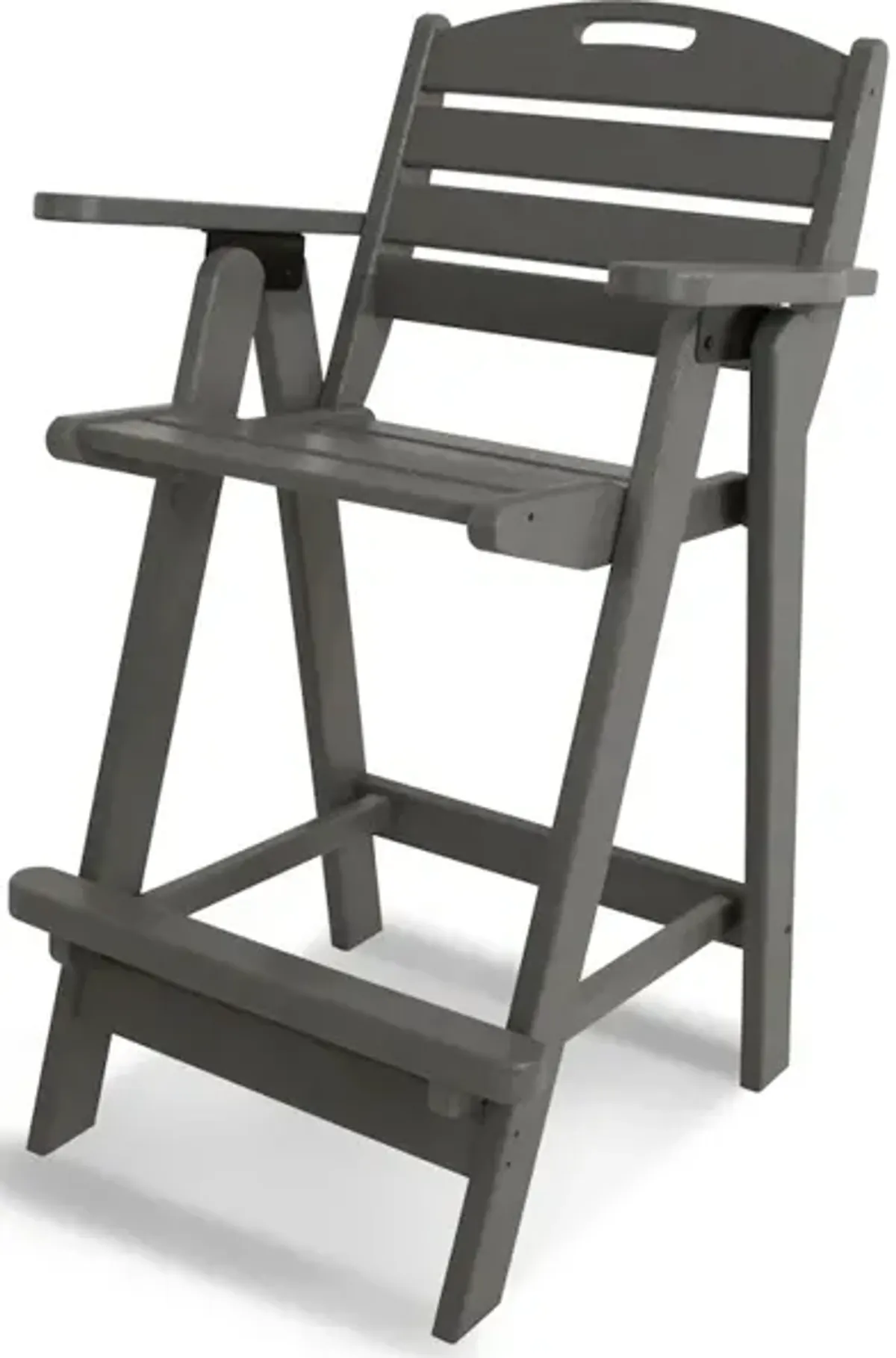 Nautical Bar Chair In Slate Grey