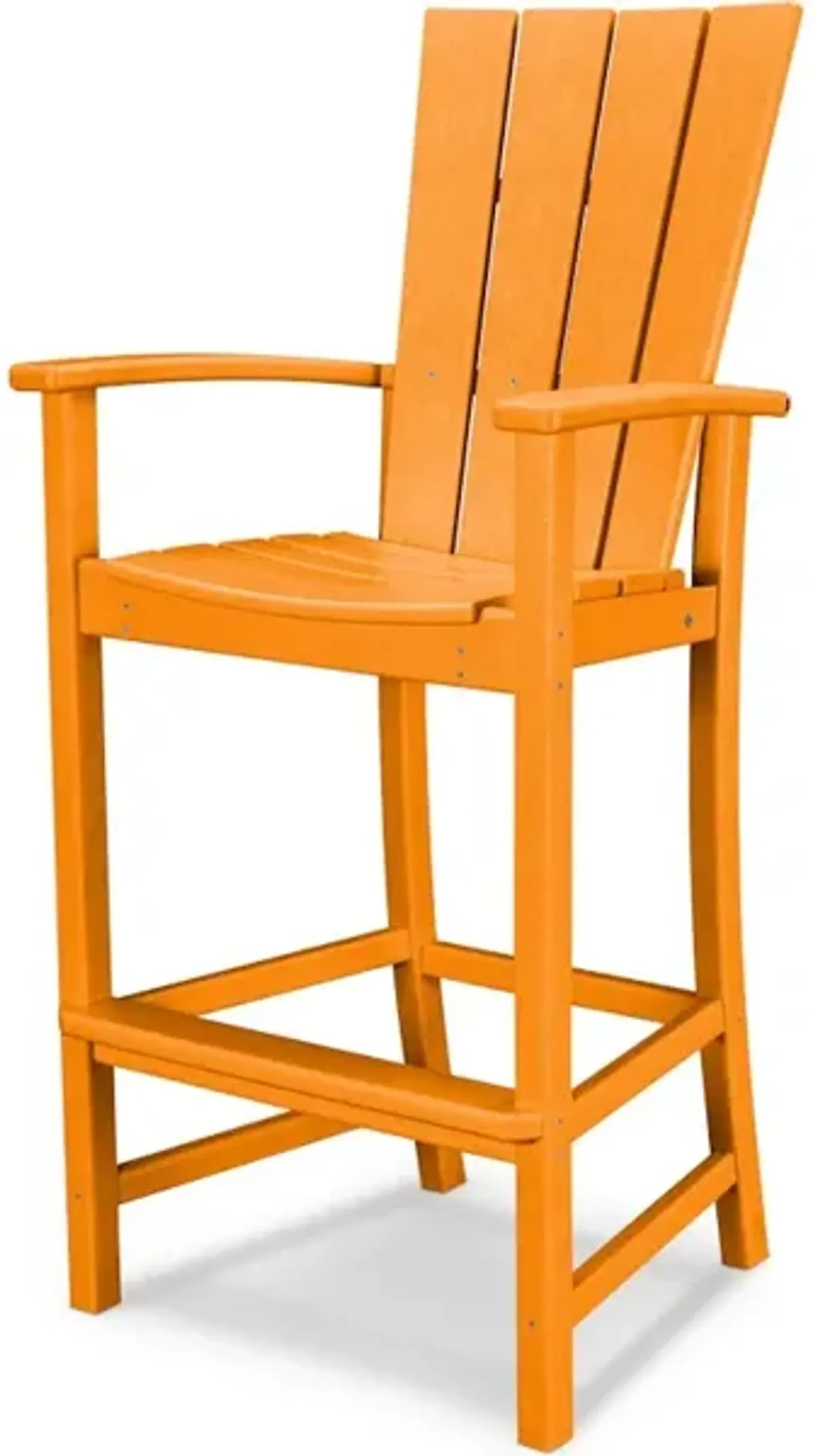 Quattro Adirondack Bar Chair In Tangerine