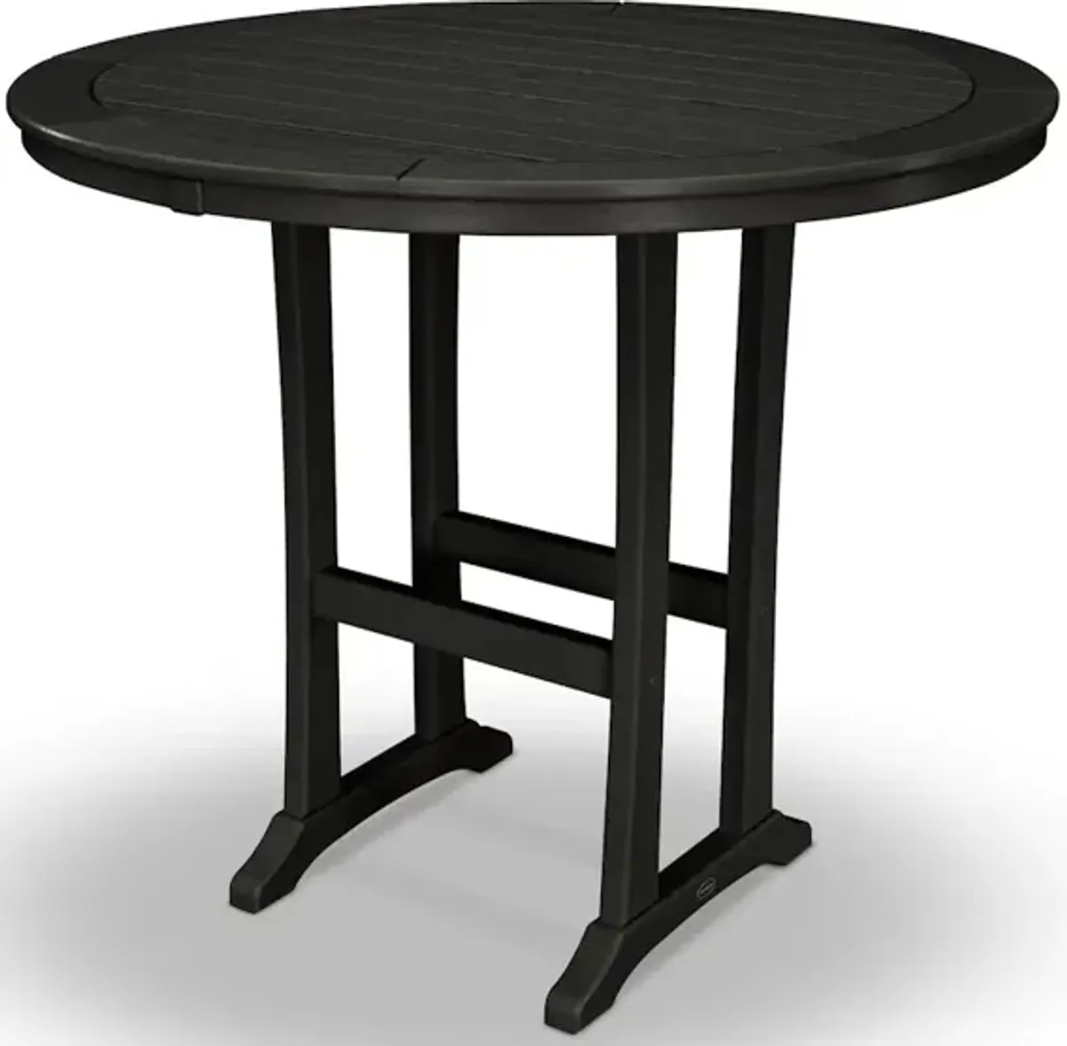 Nautical Trestle 48 Round Bar Table