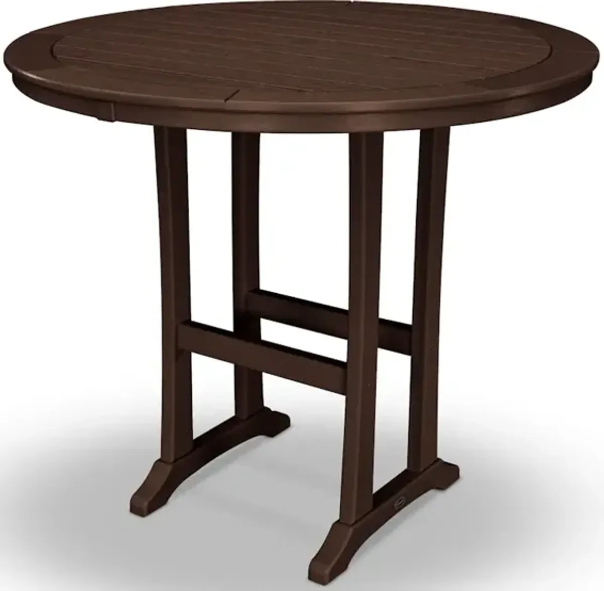 Nautical Trestle 48 Round Bar Table