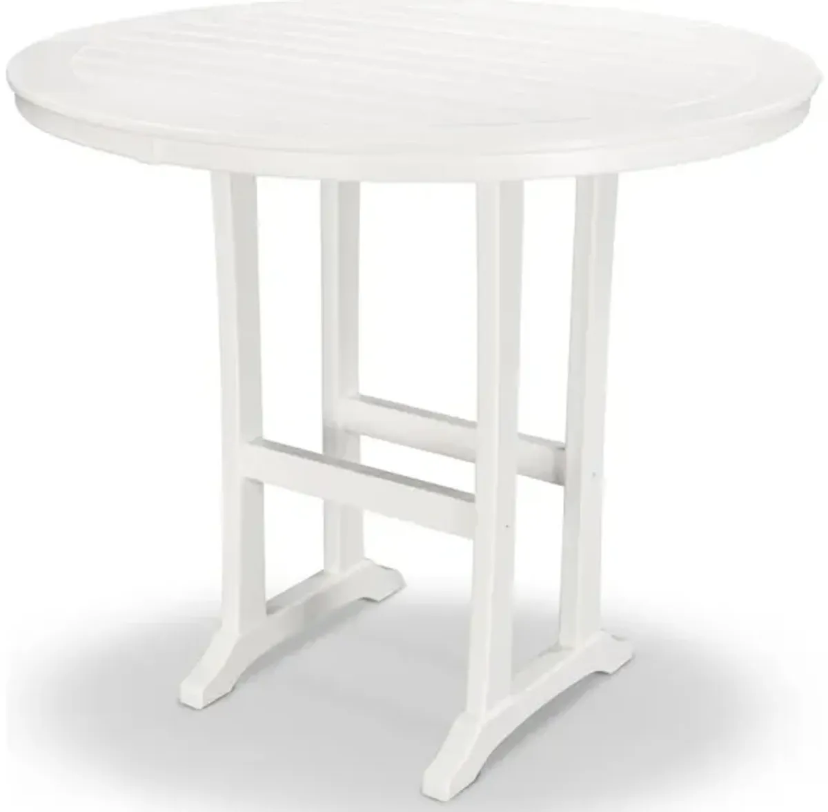 Nautical Trestle 48 Round Bar Table