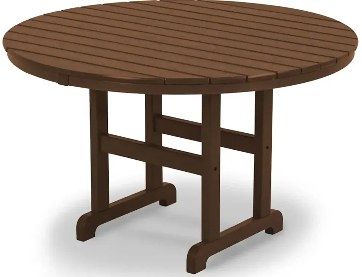 48 Round Farmhouse Dining Table