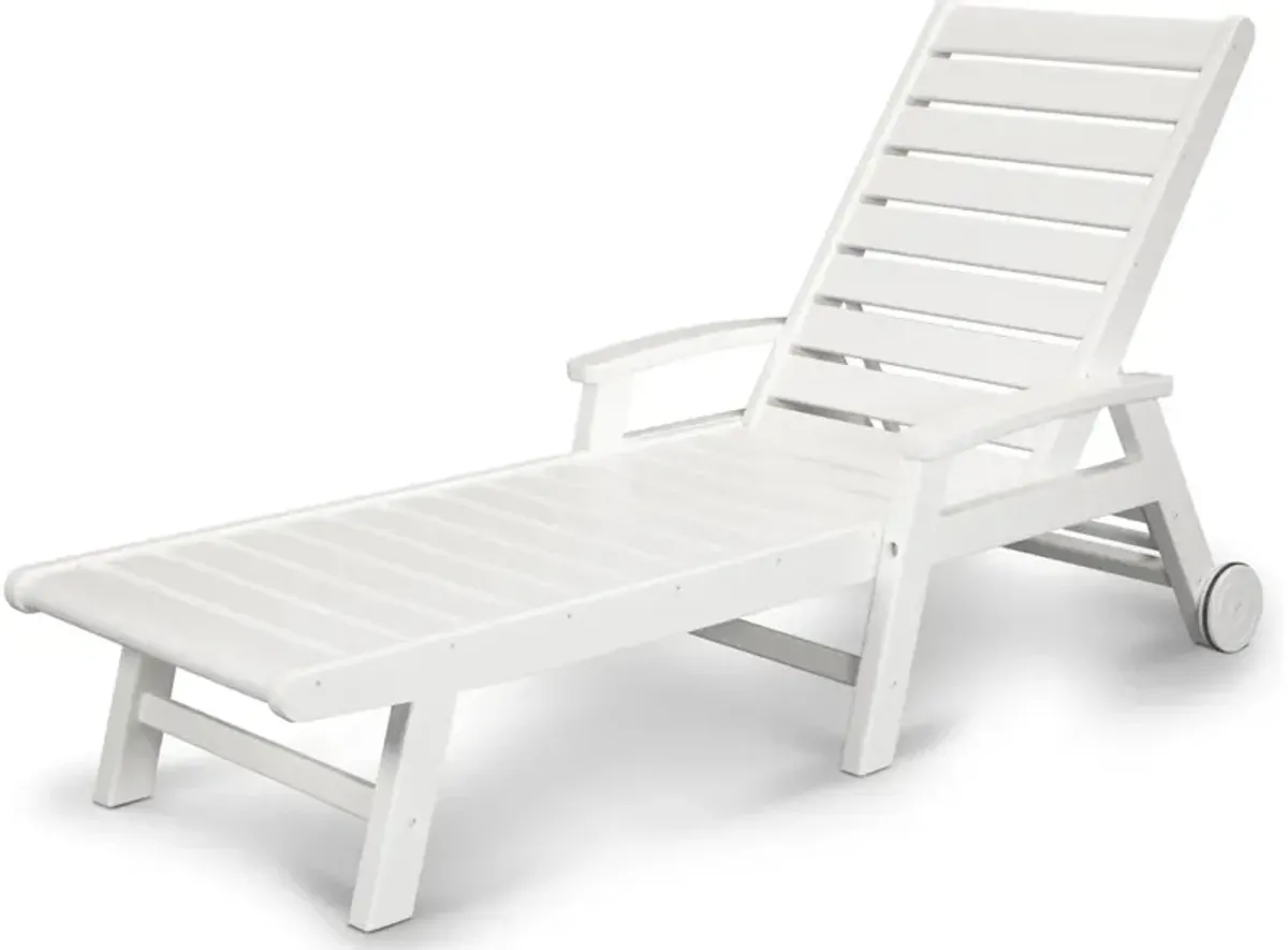 Signature Chaise With Wheels