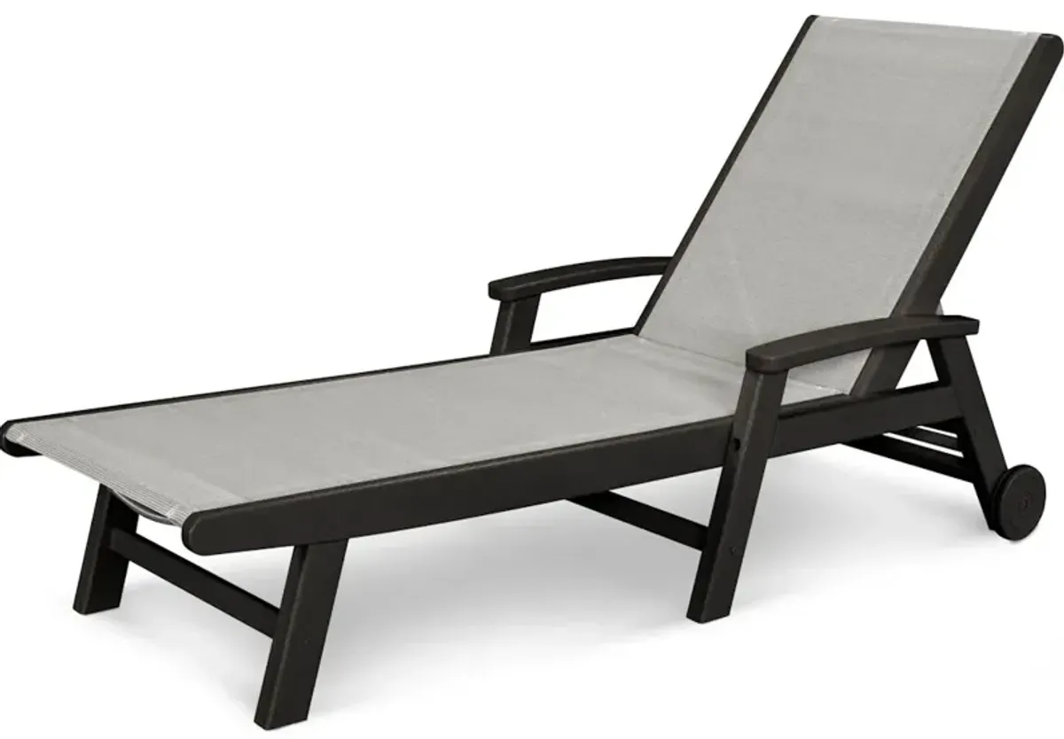Coastal Chaise With Wheels