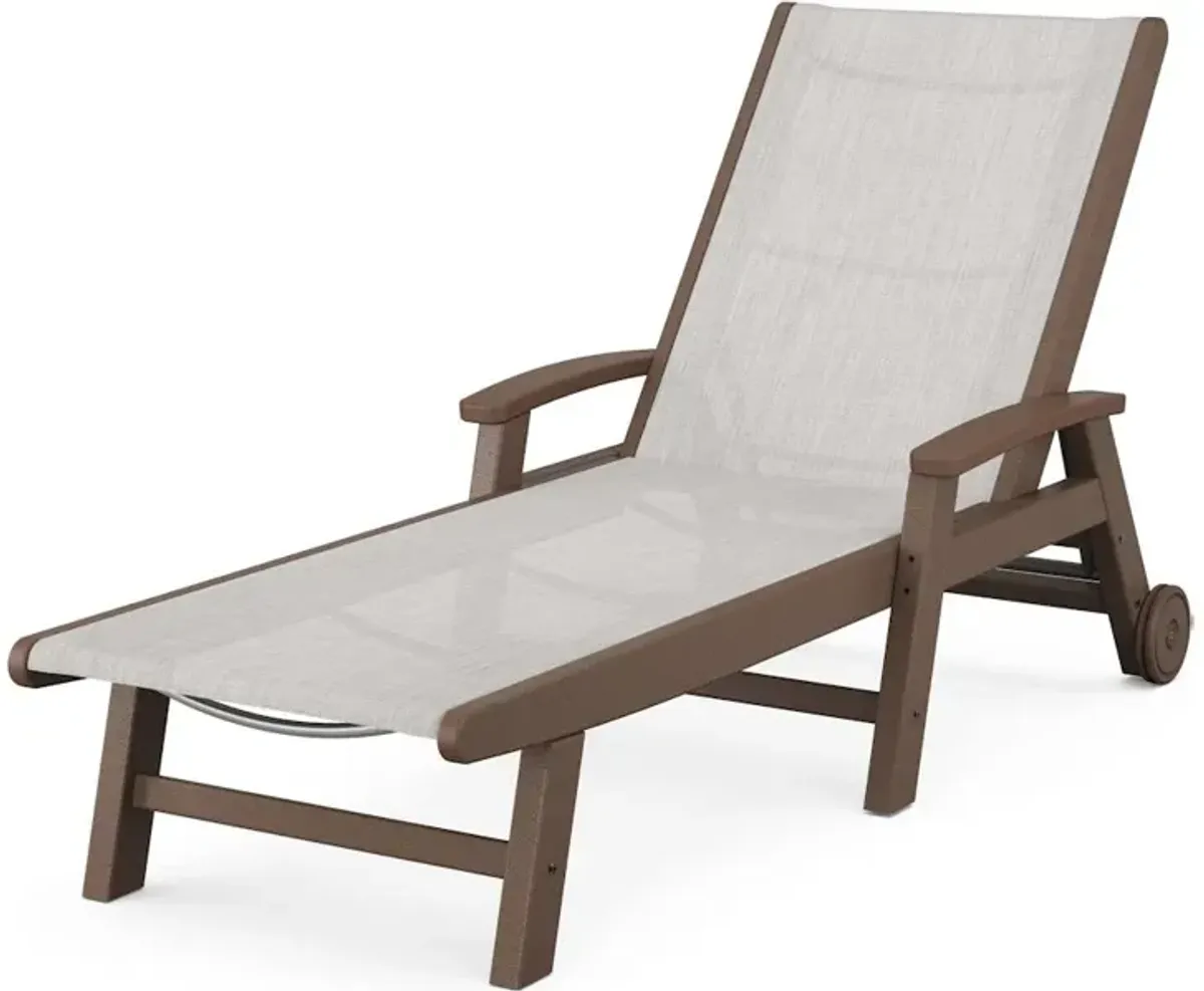 Coastal Chaise With Wheels