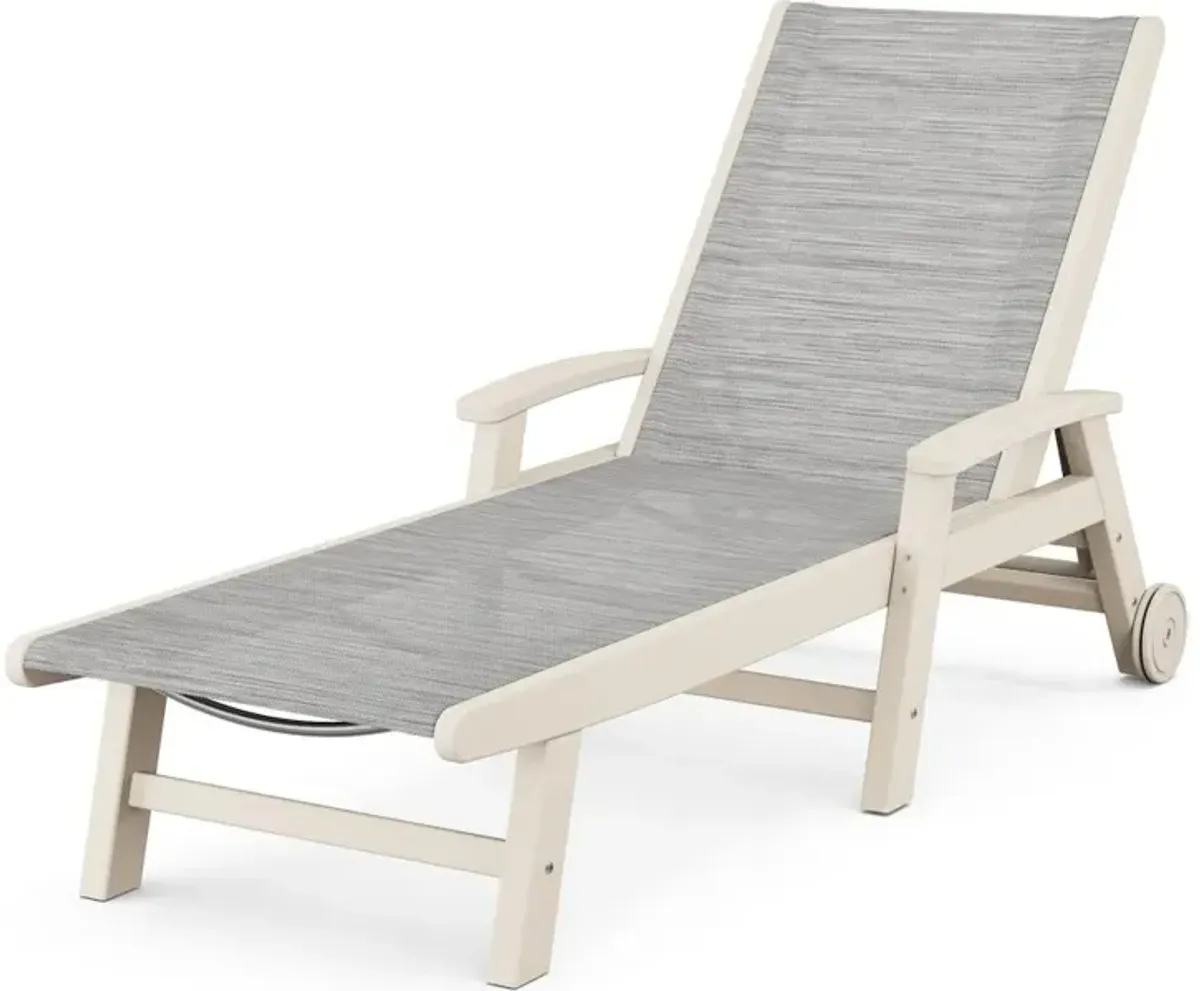 Coastal Chaise With Wheels