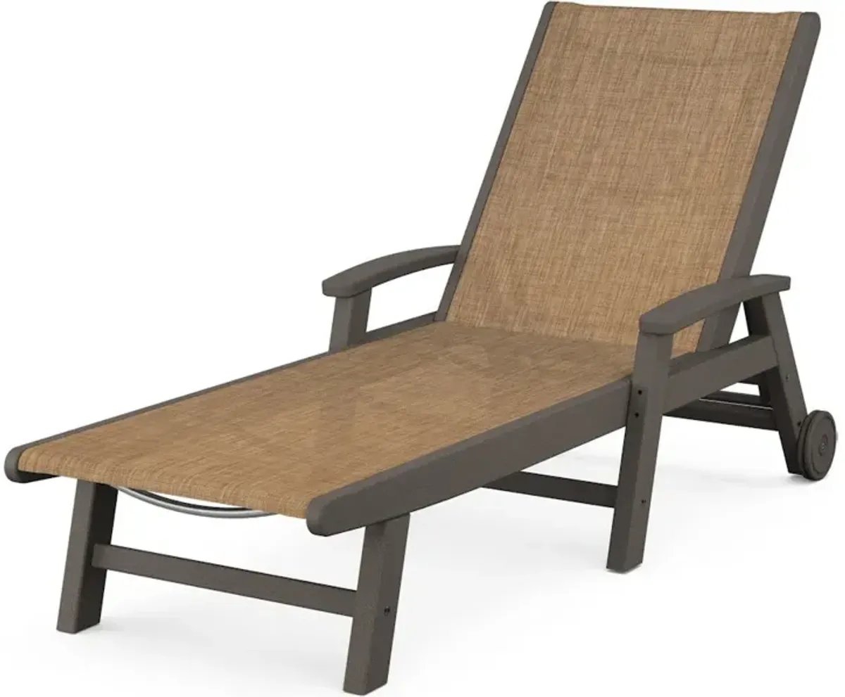 Coastal Chaise With Wheels