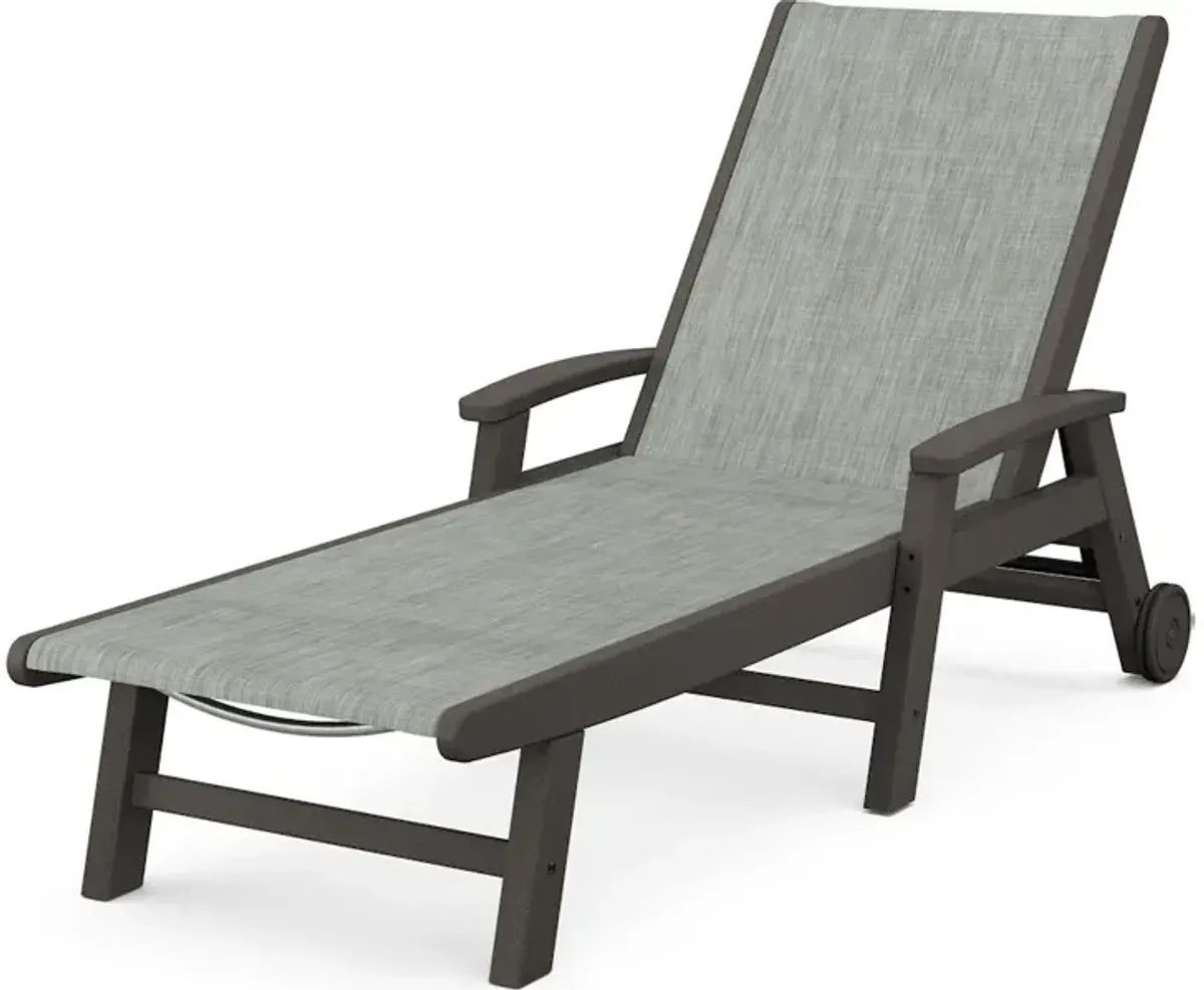 Coastal Chaise With Wheels