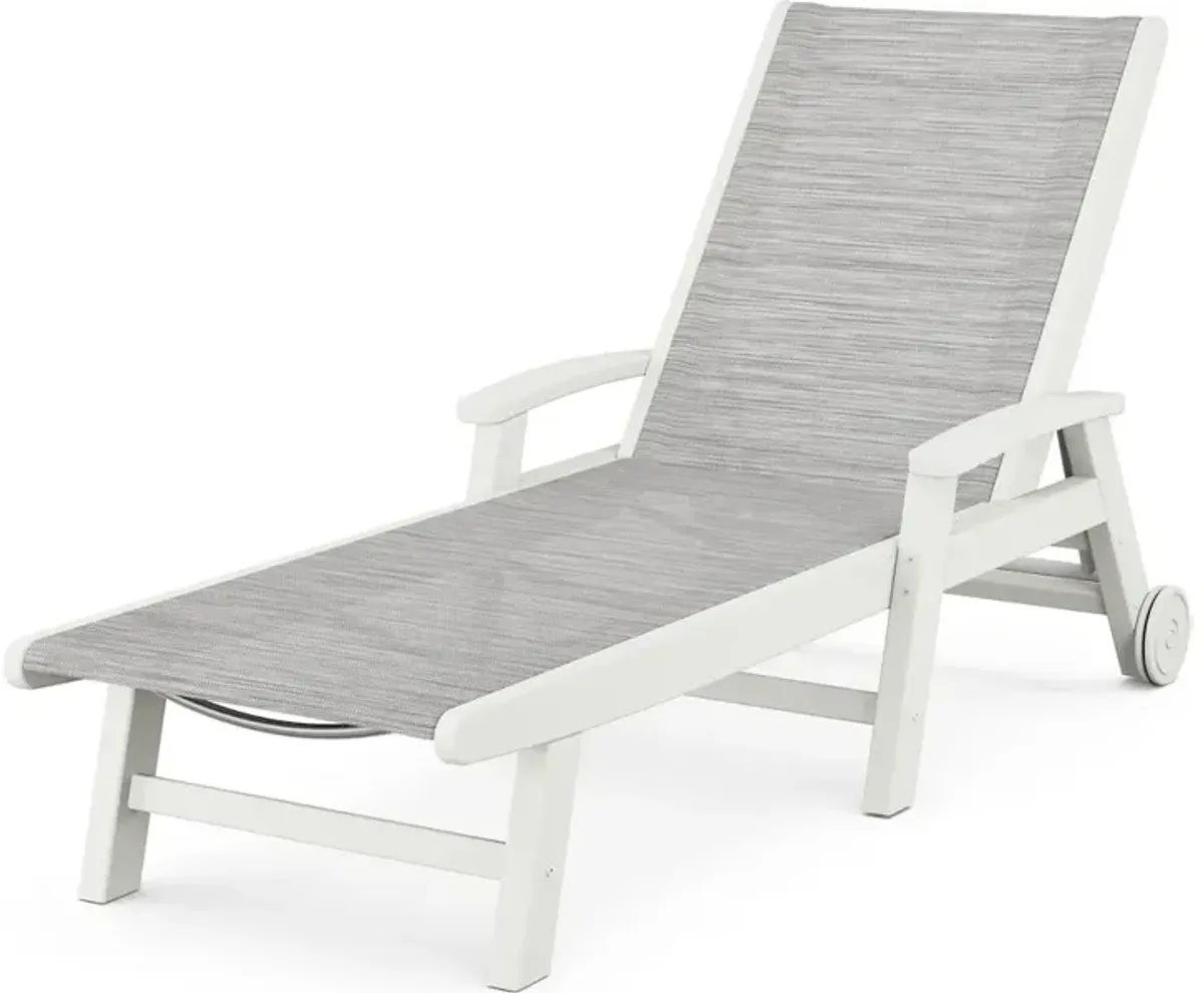 Coastal Chaise With Wheels