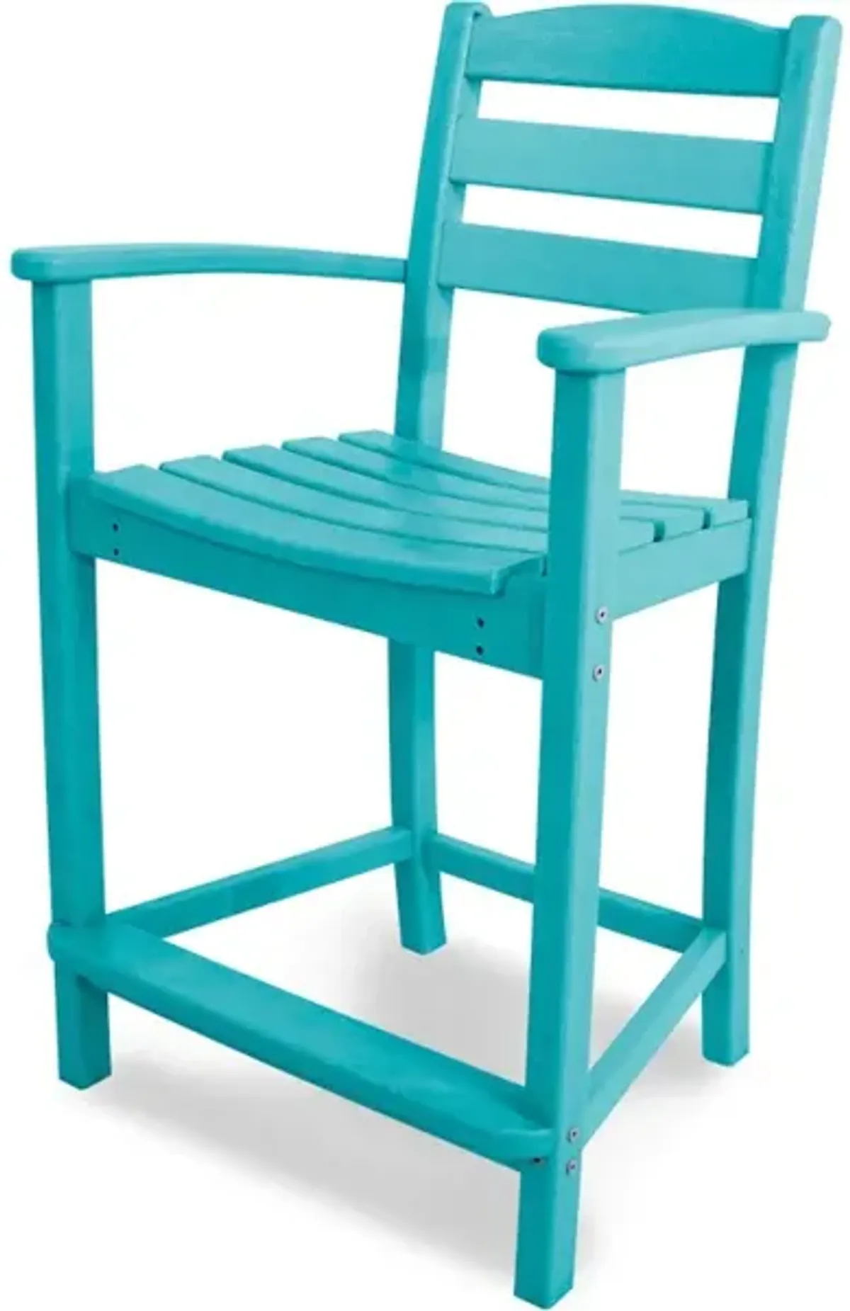 La Casa Cafe Counter Arm Chair In Aruba