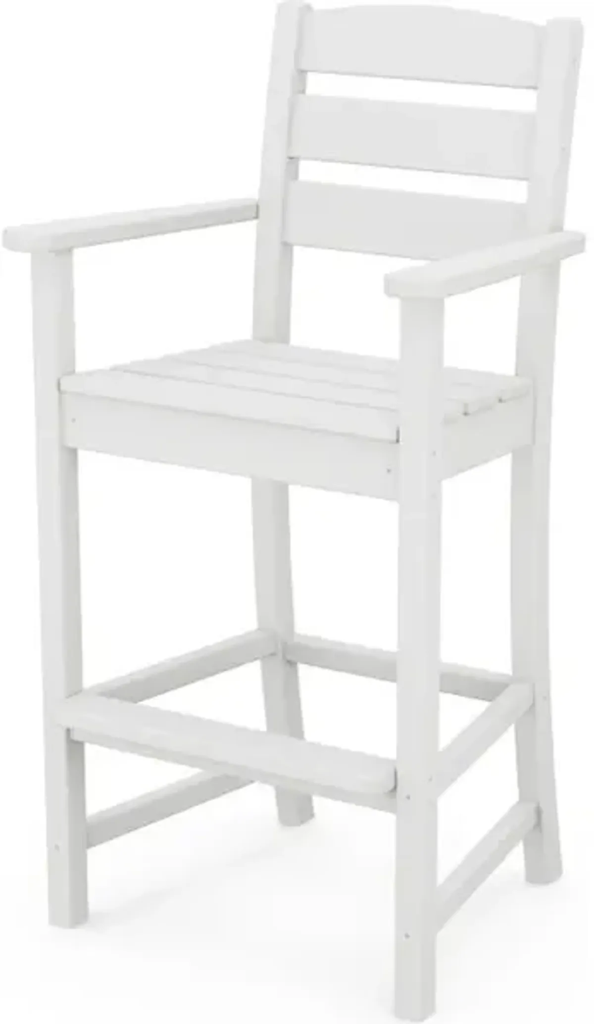Lakeside Bar Arm Chair In White